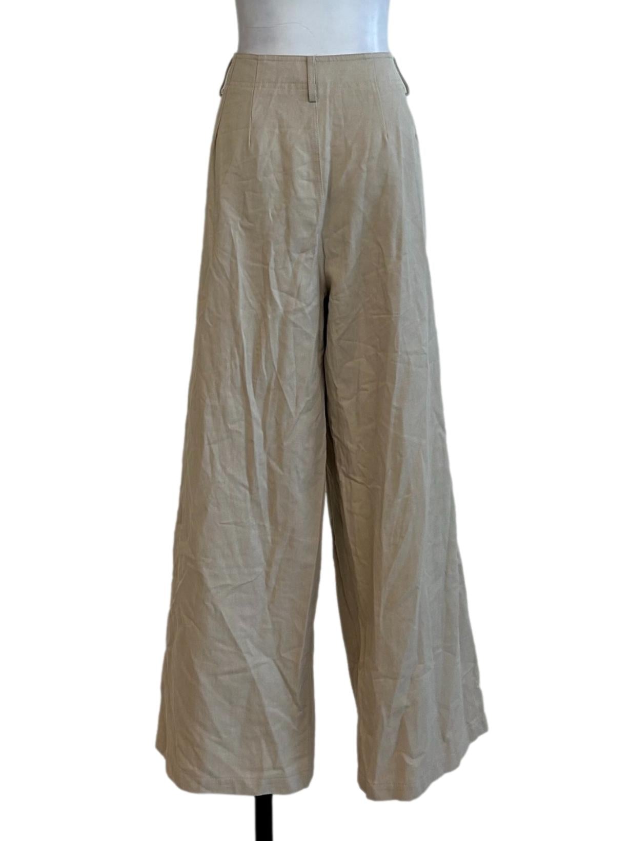 Nude Brown Wide Leg Pants