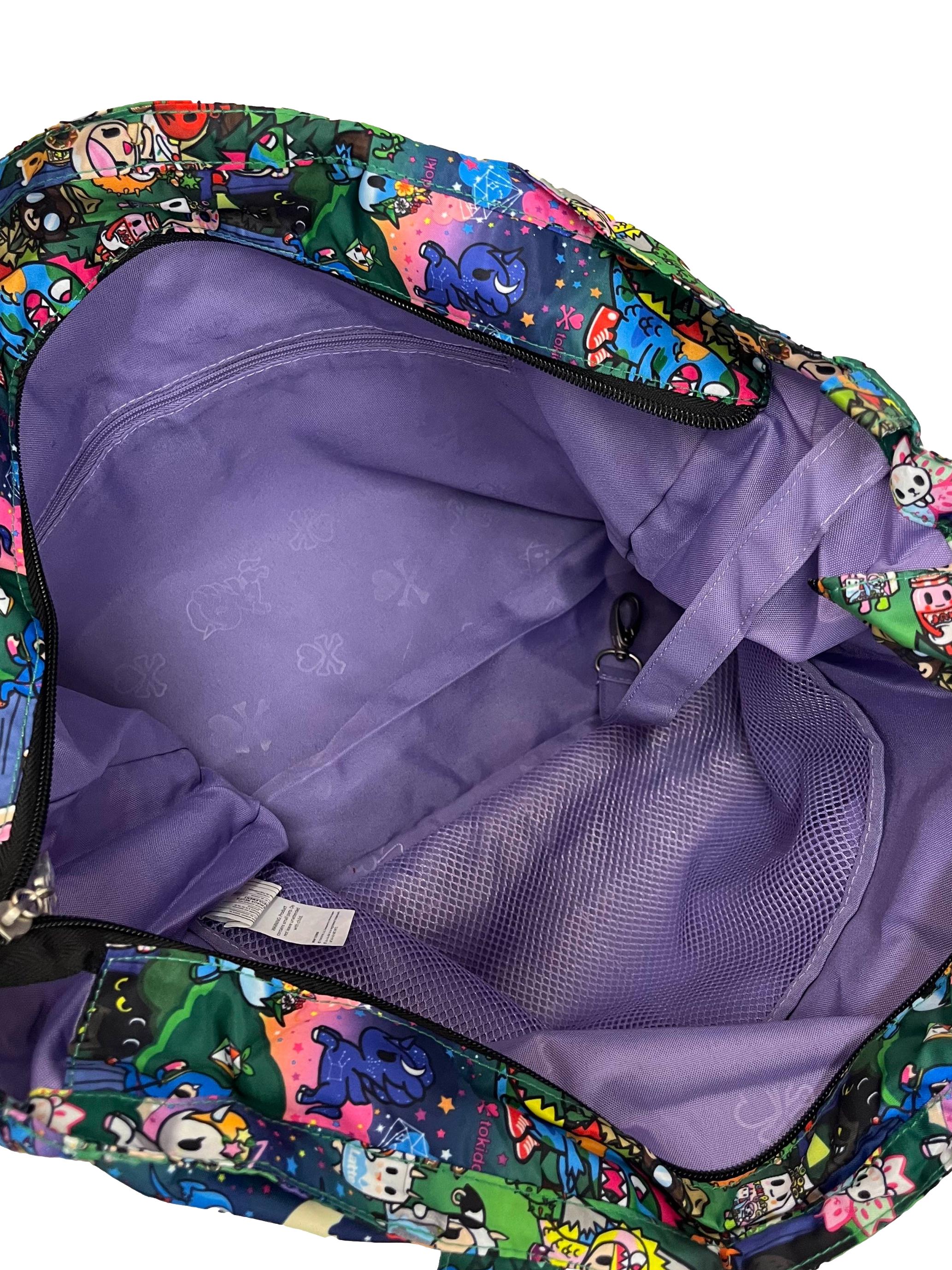 Multi-Colour Printed Large Tote Bag