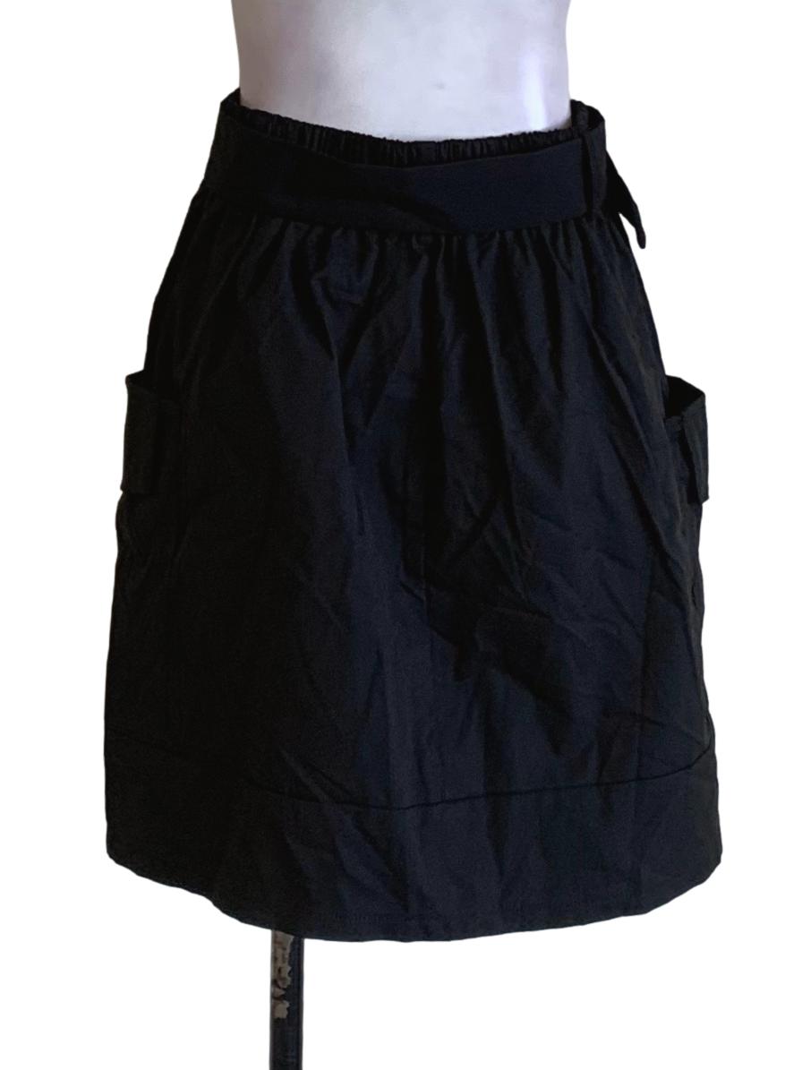 Black High-Waisted Mini Skirt