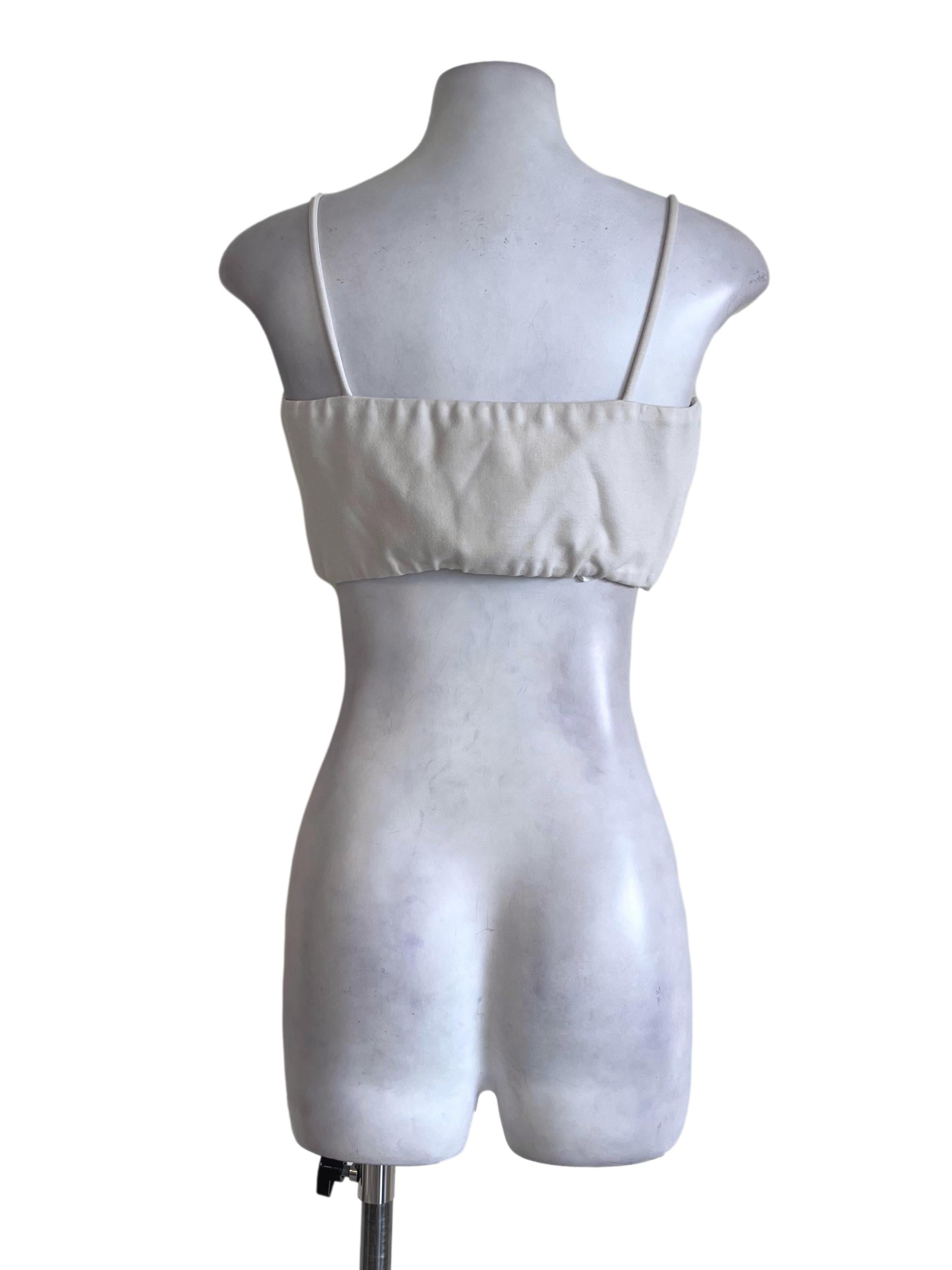 White Crop Top LB