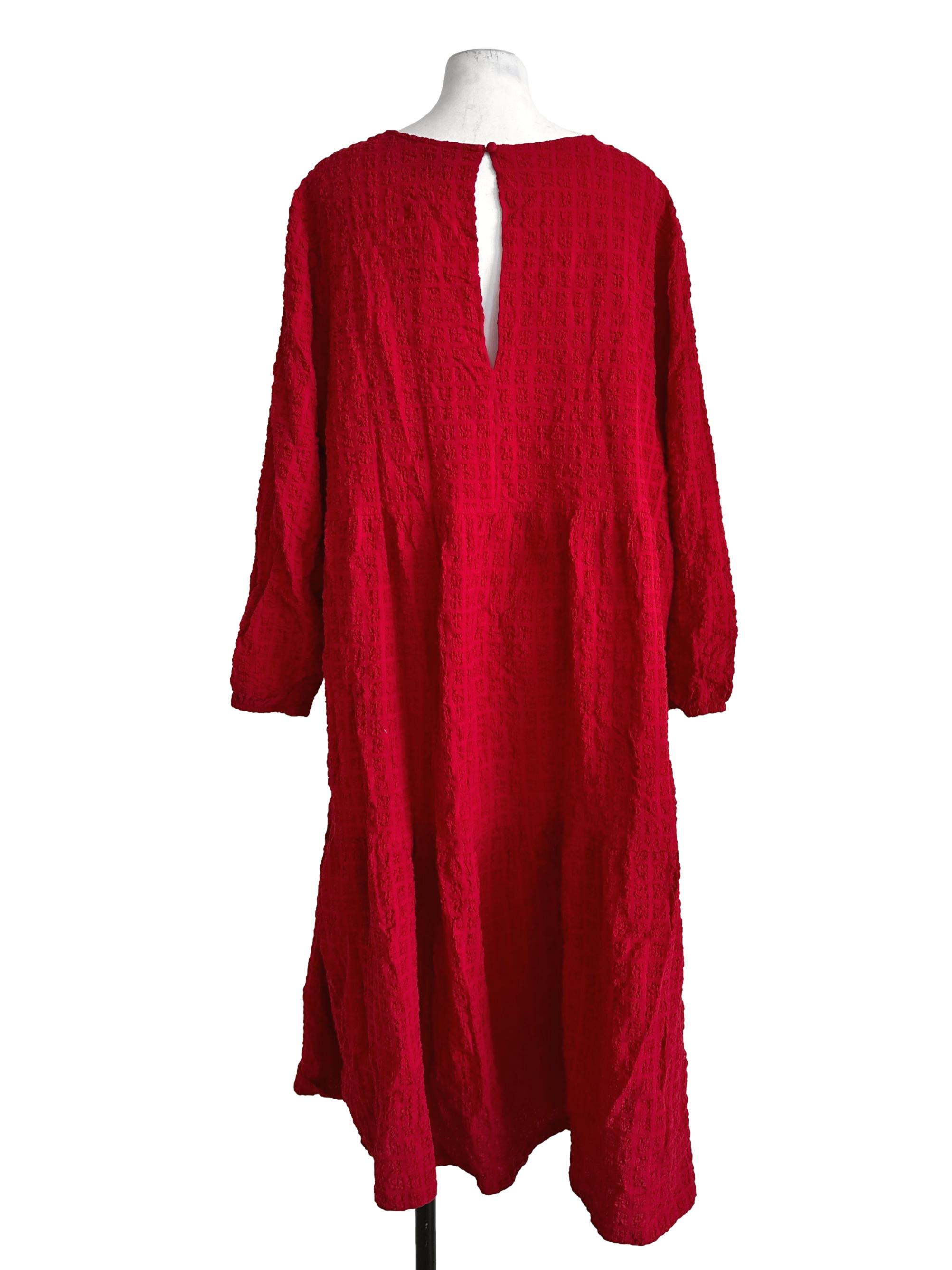 Rose Texture Maxi Dress