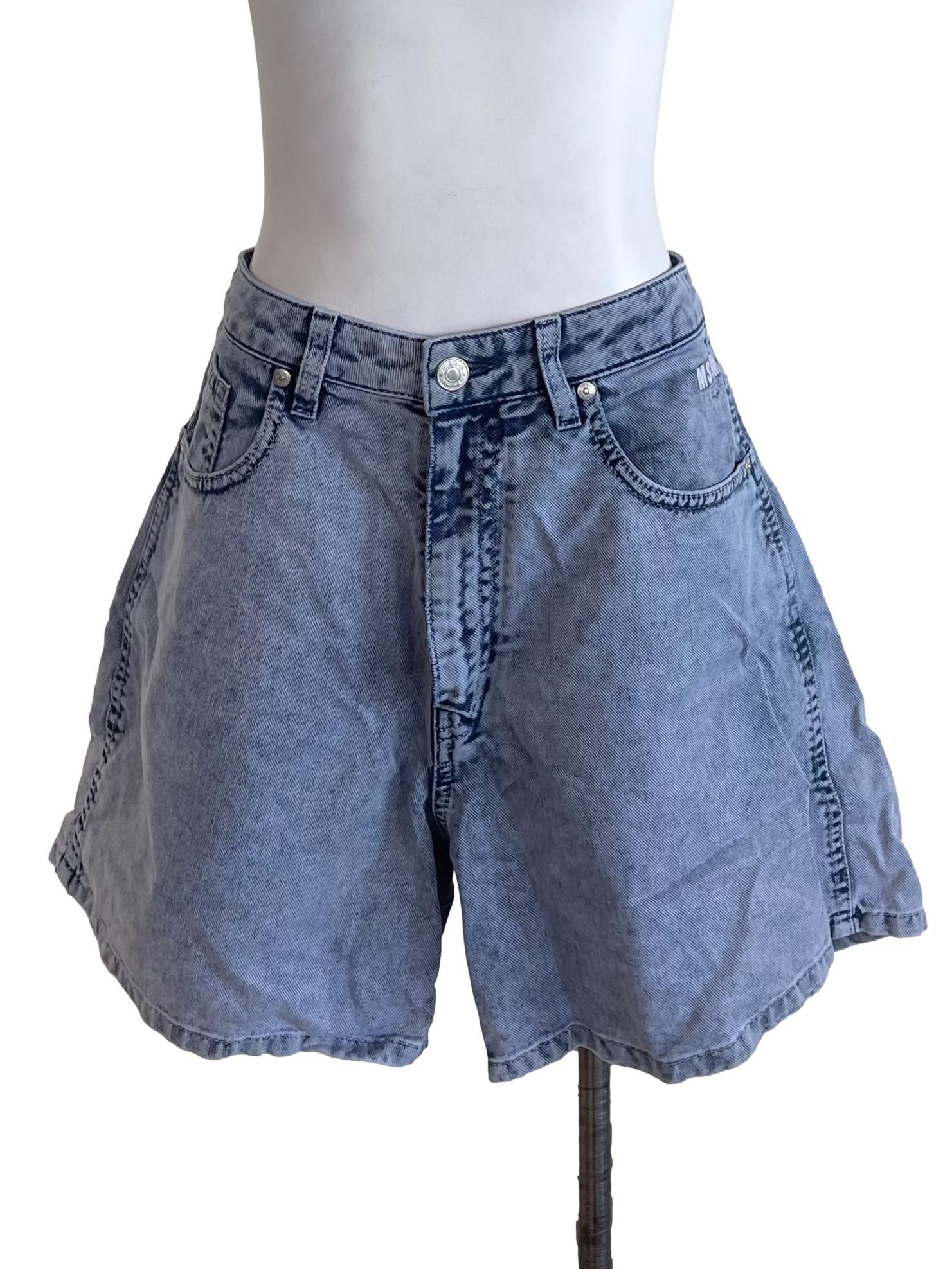 Blue Denim Shorts