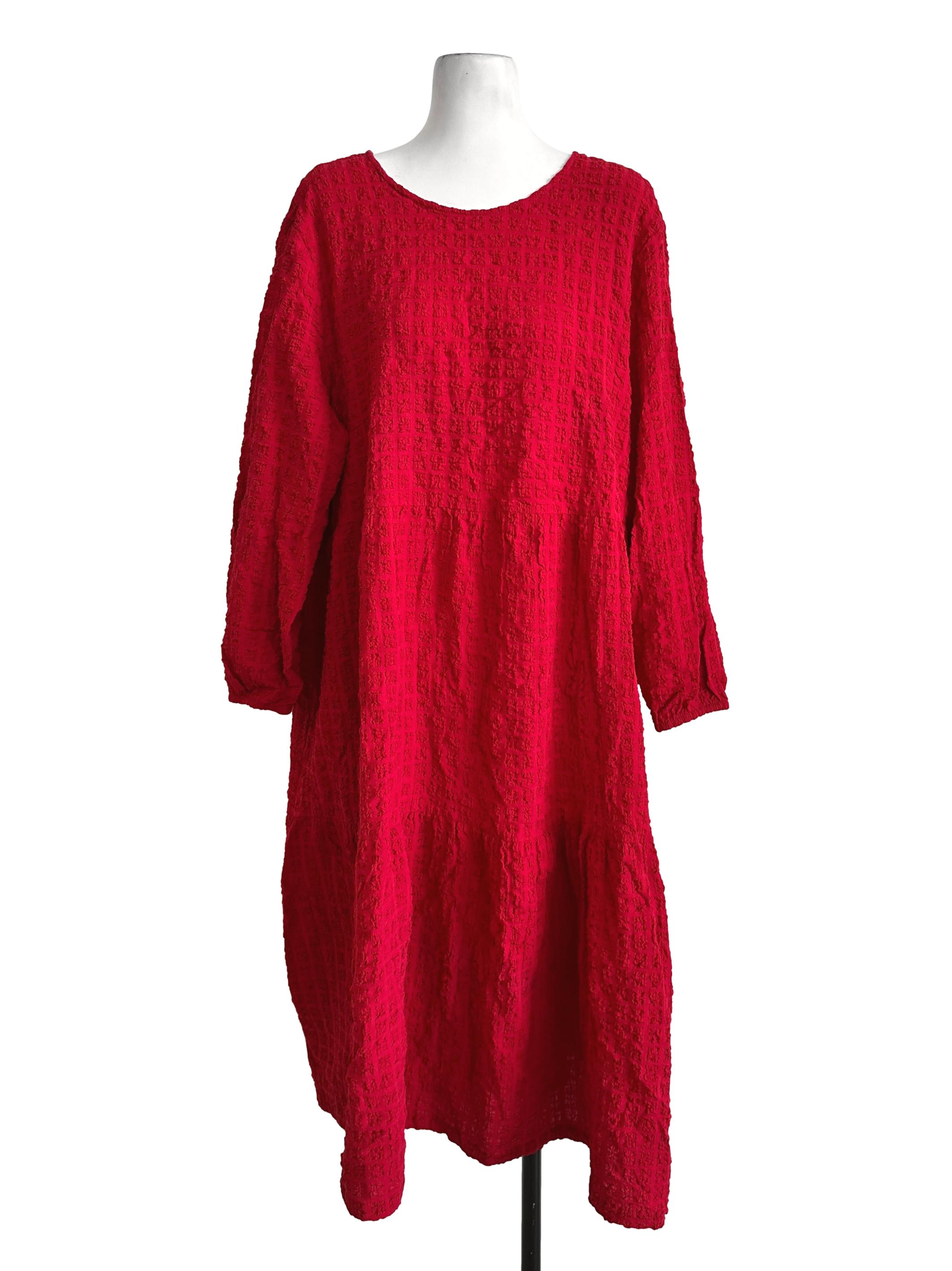 Rose Texture Maxi Dress