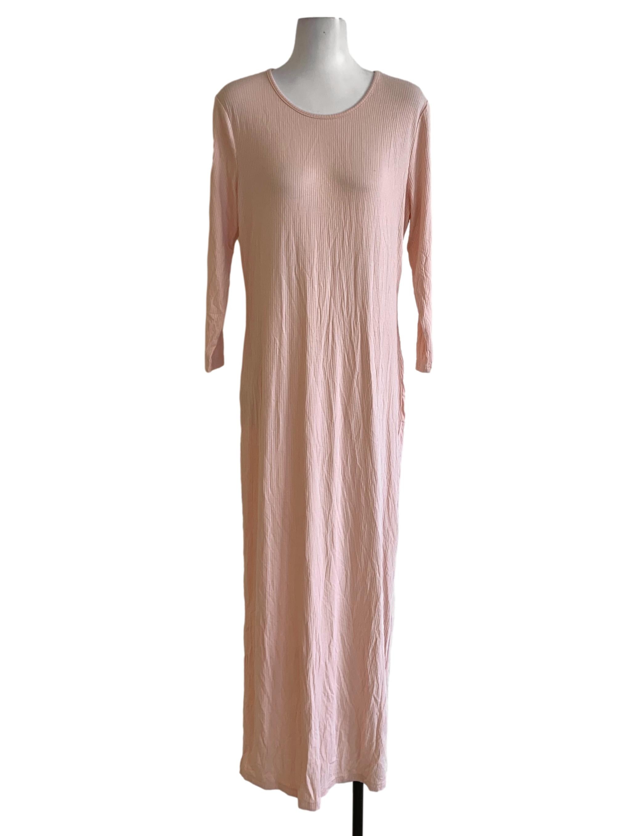 Peach Bengal Stripe Empire Dress