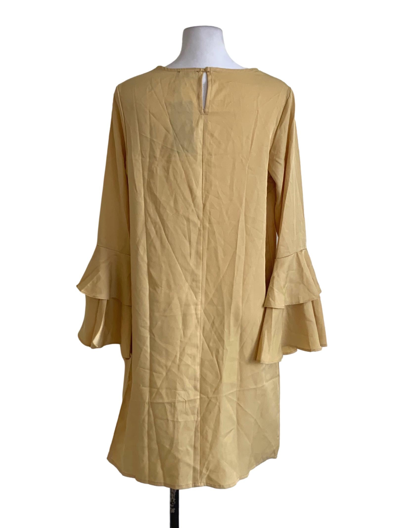 Tuscan Sun Bateau Neckline Empire Dress