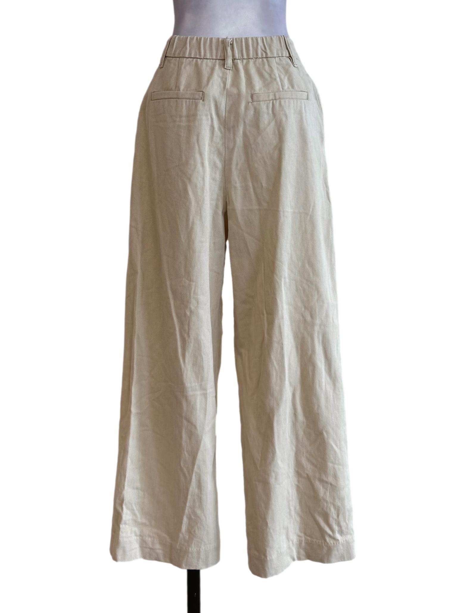 Pale Carnation Yellow Straight Cut Long Pants LB