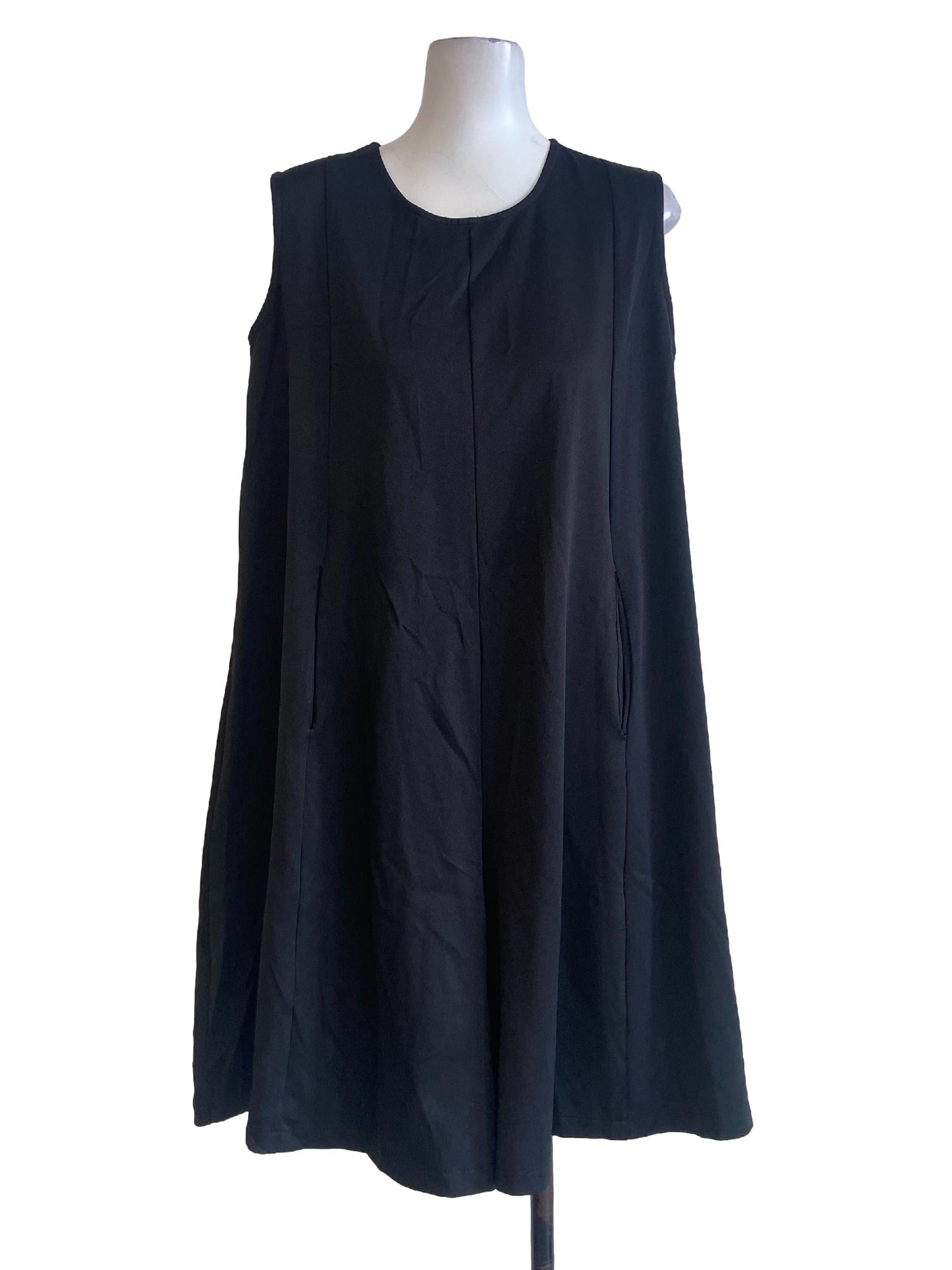 Black Sleeveless Baggy Rompers