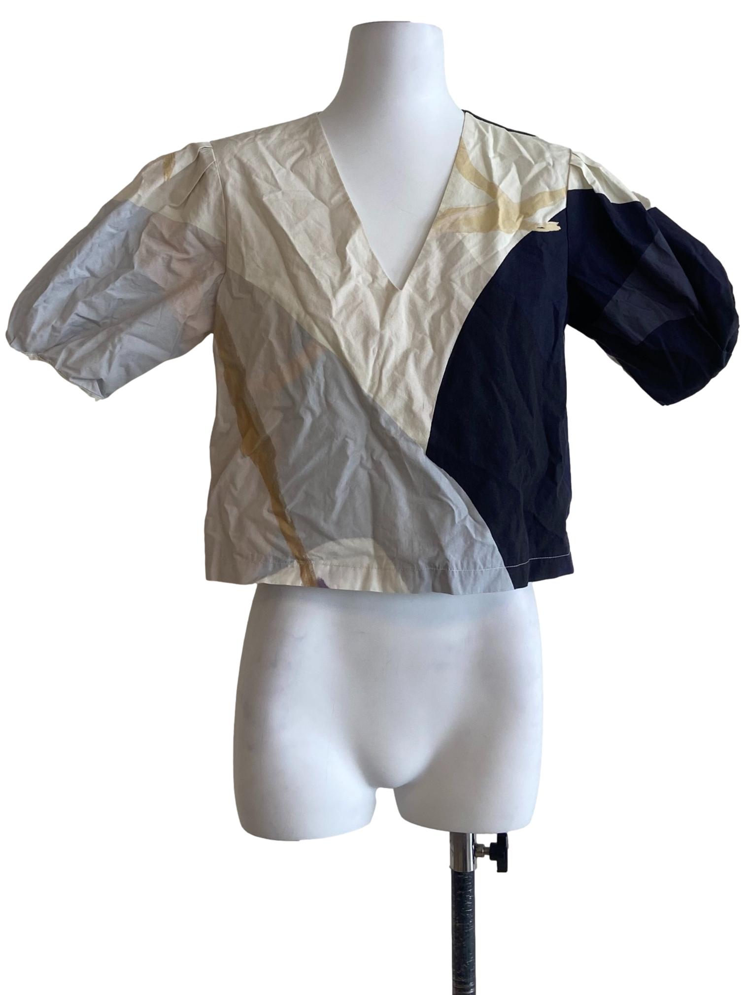 A Place To Be V-Neck Cotton Top OSN