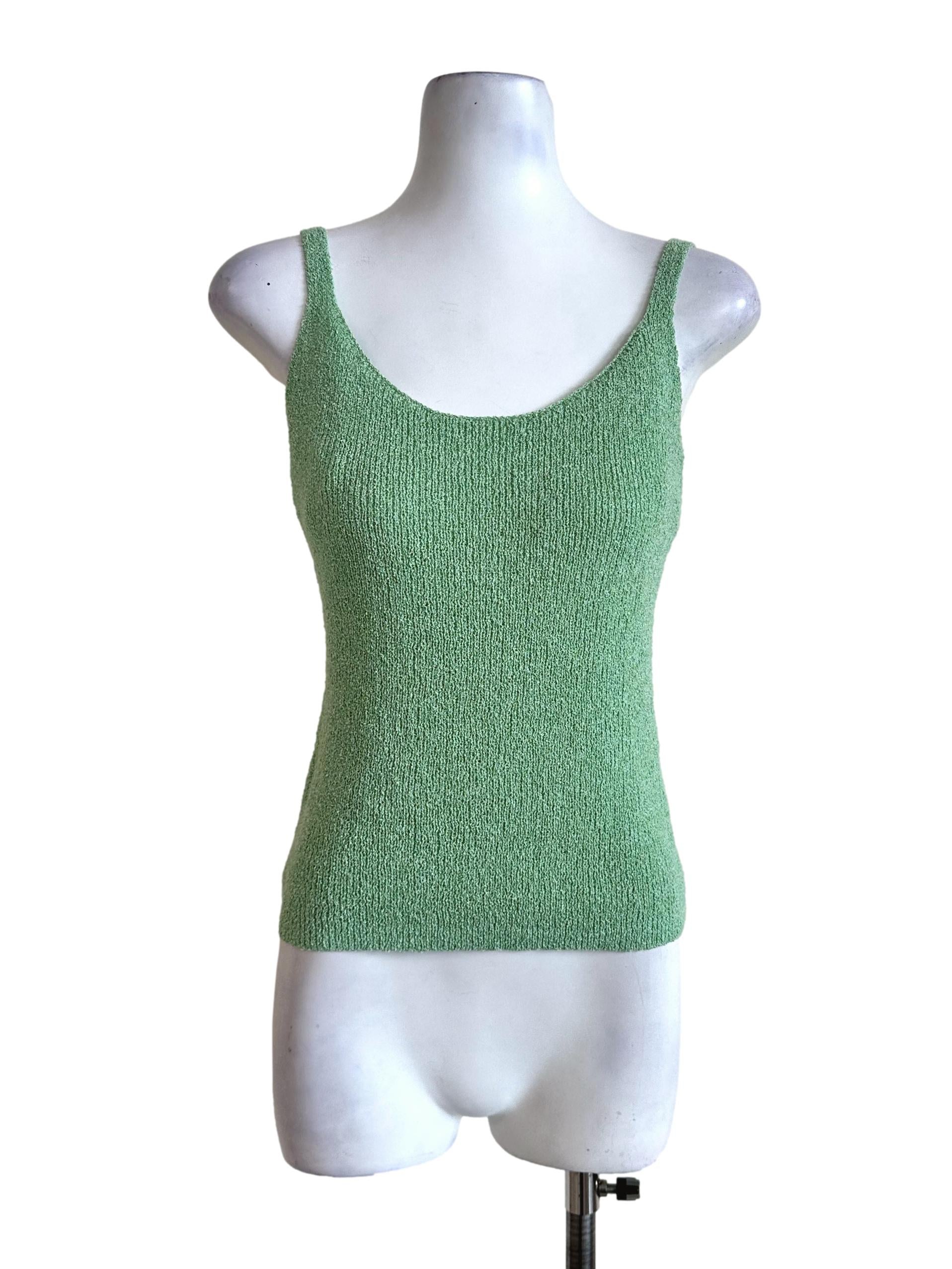 Seafoam Green Sleeveless Top LB