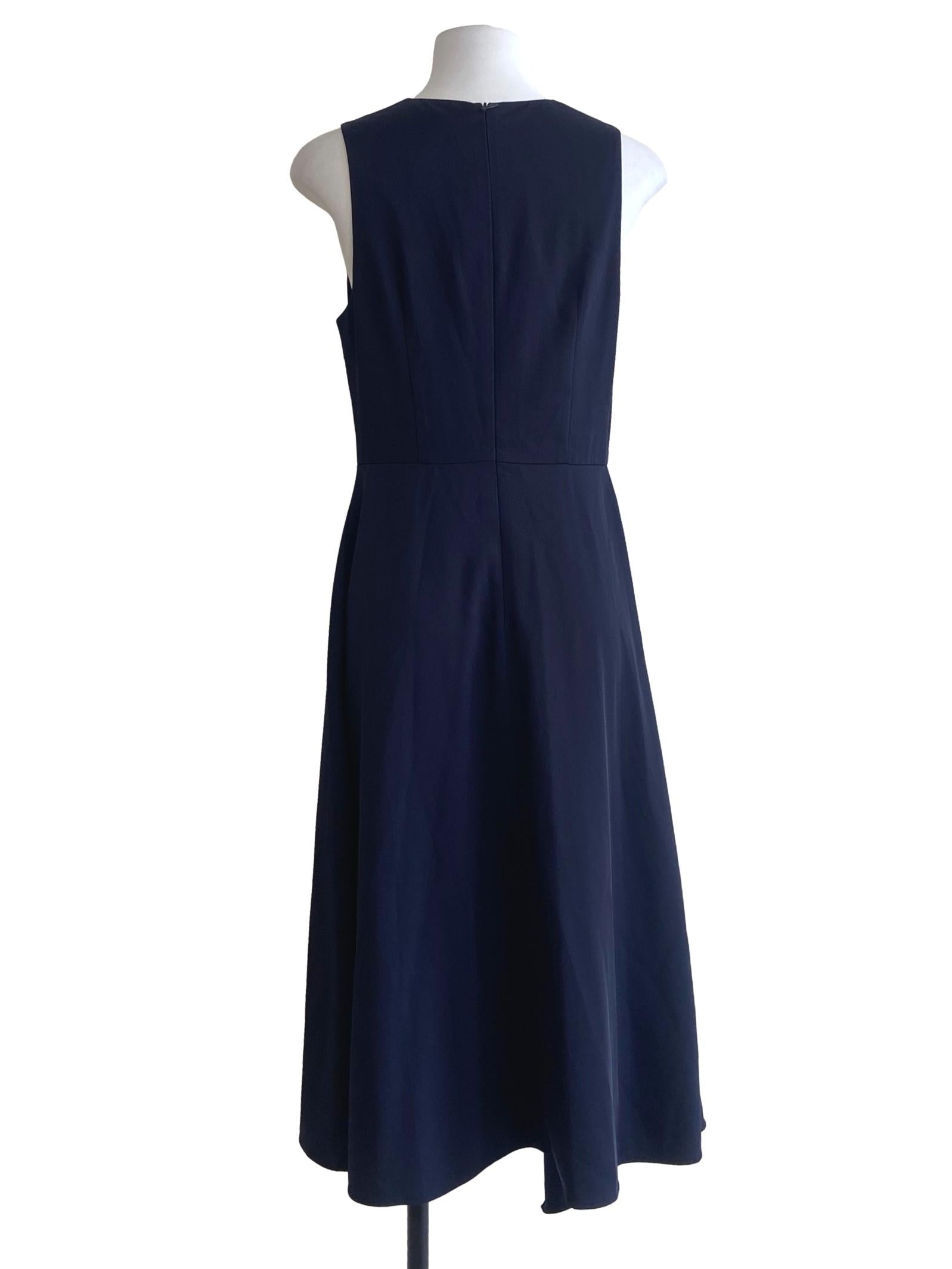 Navy Blue A-Line Dress OSN