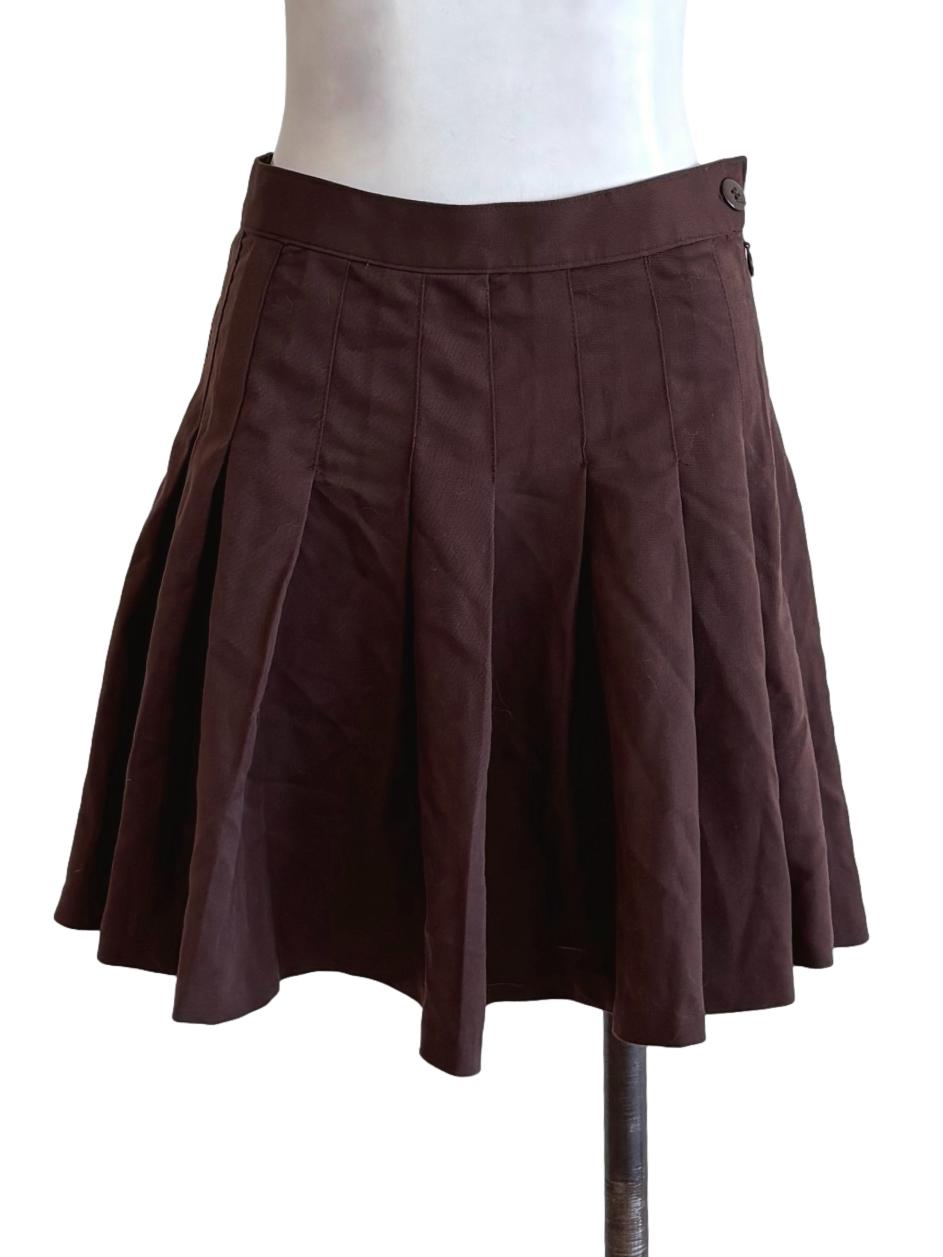 Chocolate Tennis Skirt