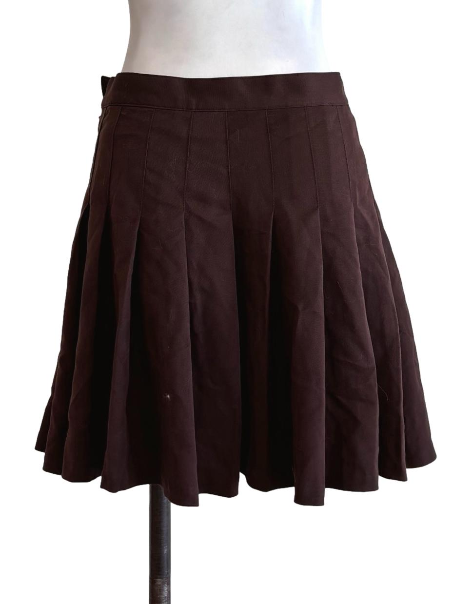 Chocolate Tennis Skirt