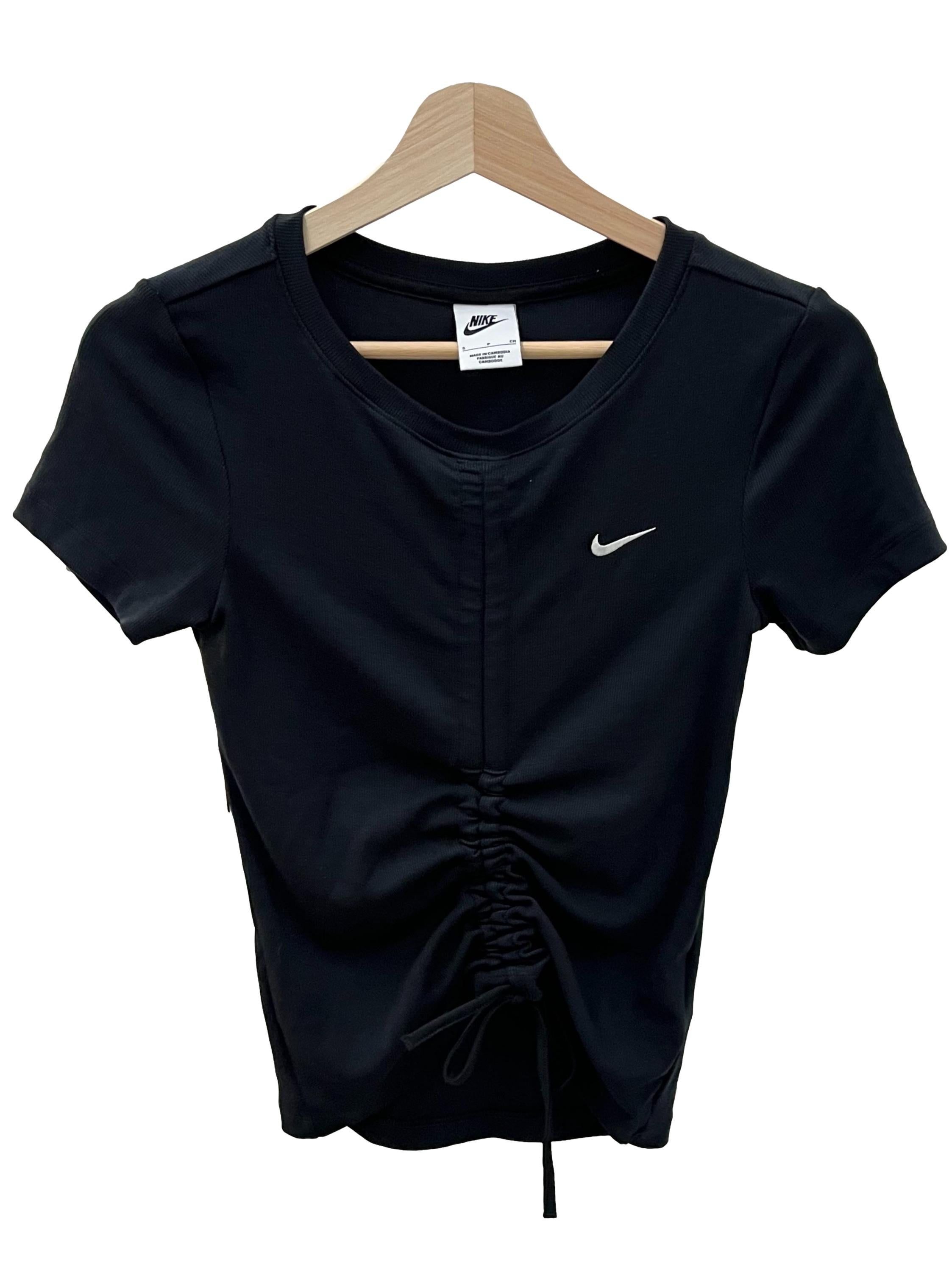 Black Drawstring Top