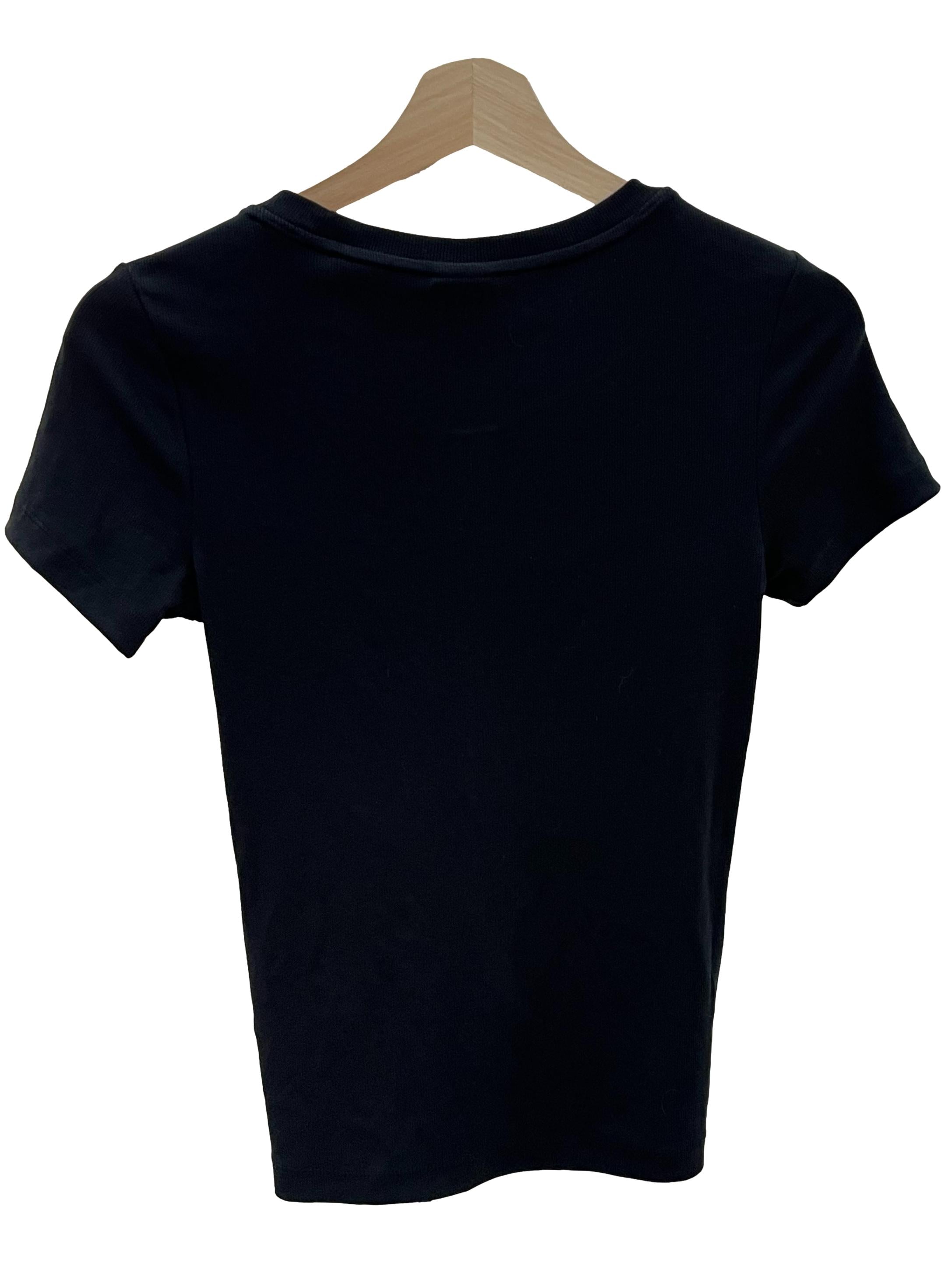 Black Drawstring Top