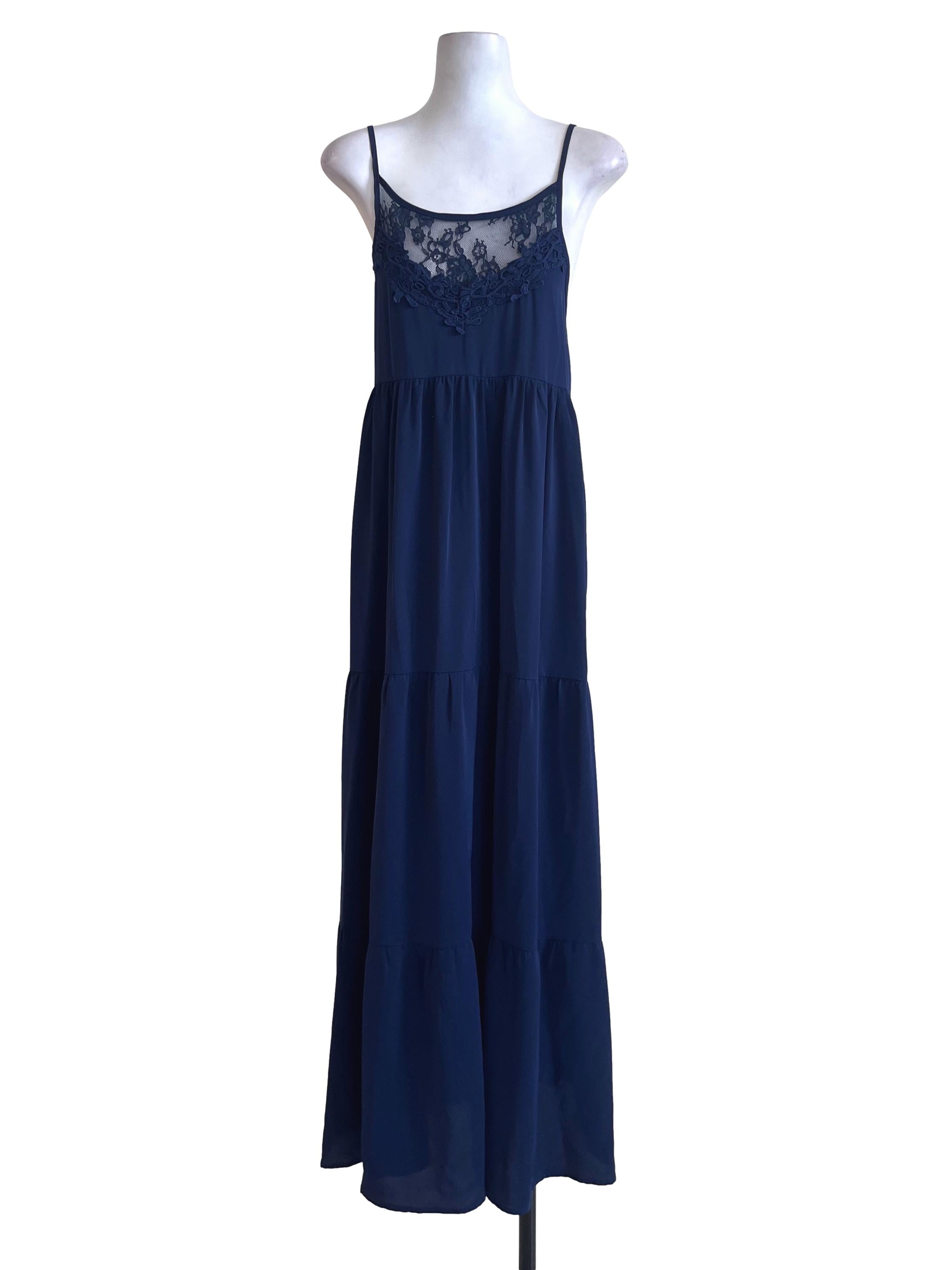 The Tinsel Rack Denim Blue Sleeveless Dress | REFASH
