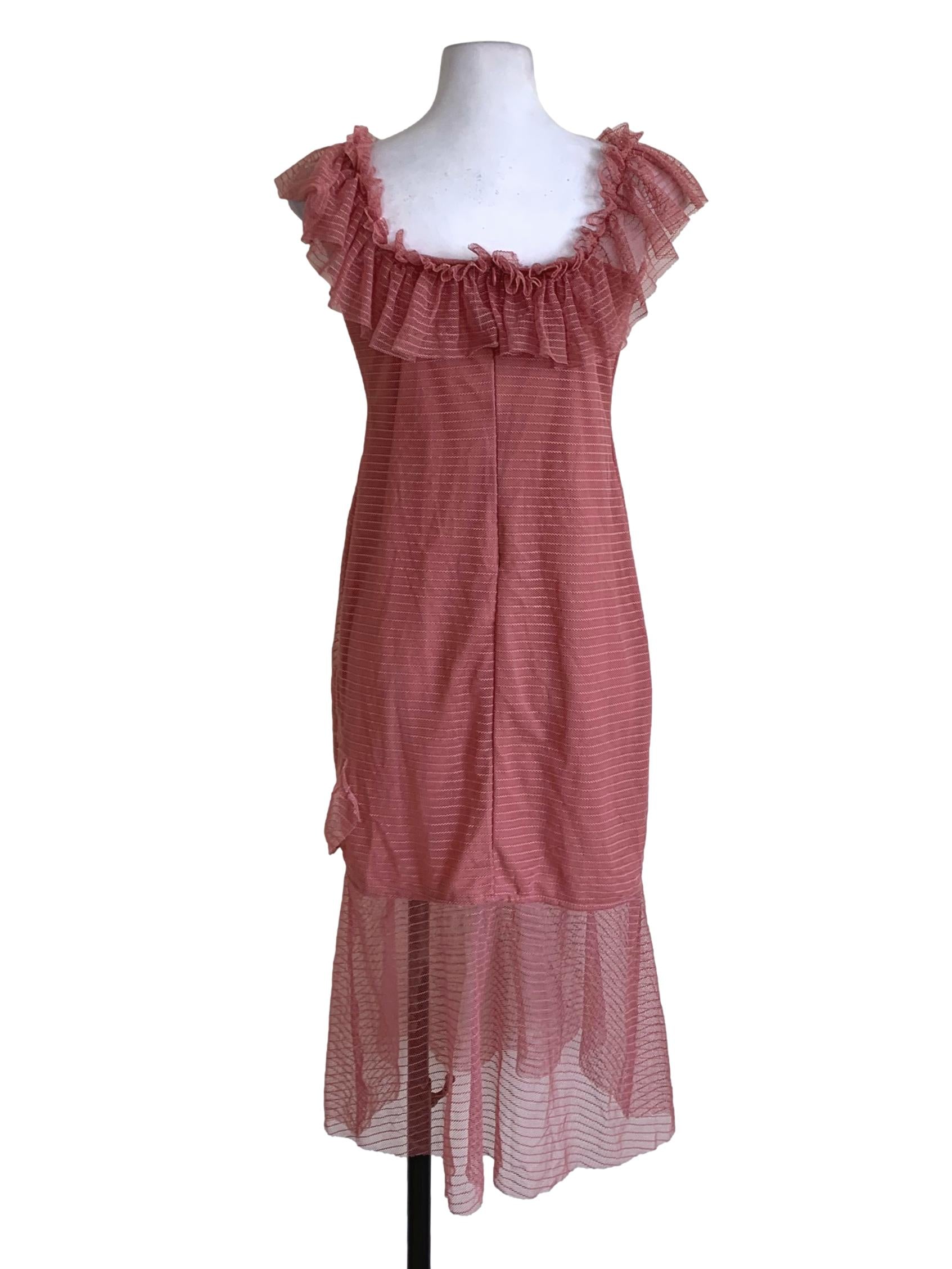 Watermelon Birdseye Sheath Dress
