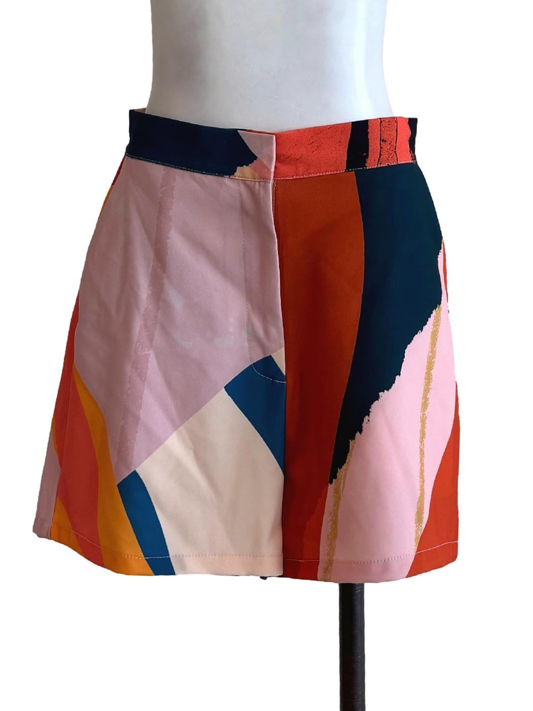 Colourful Abstract Shorts