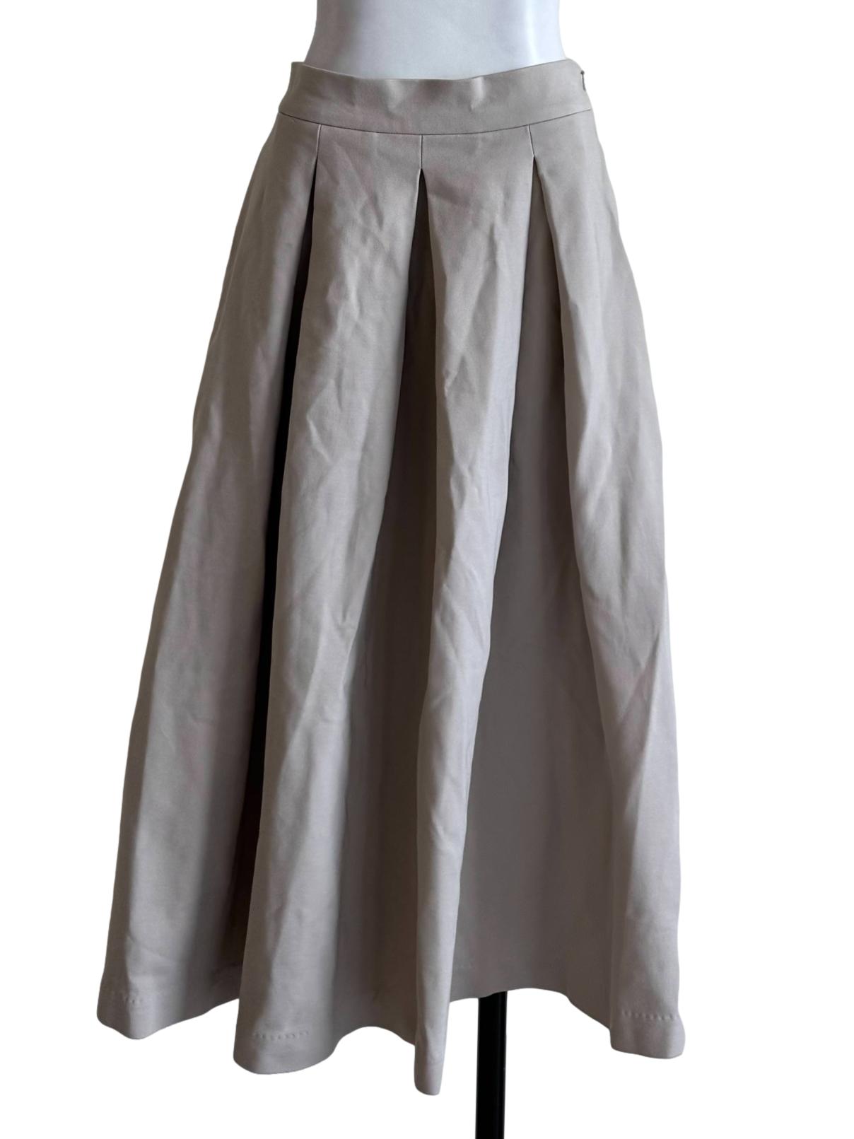 Sand Brown Circle Skirt