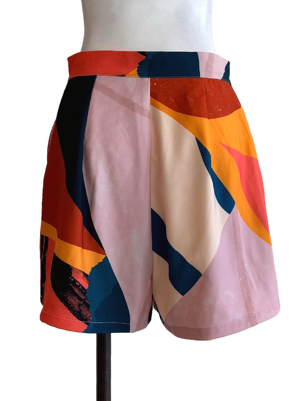Colourful Abstract Shorts