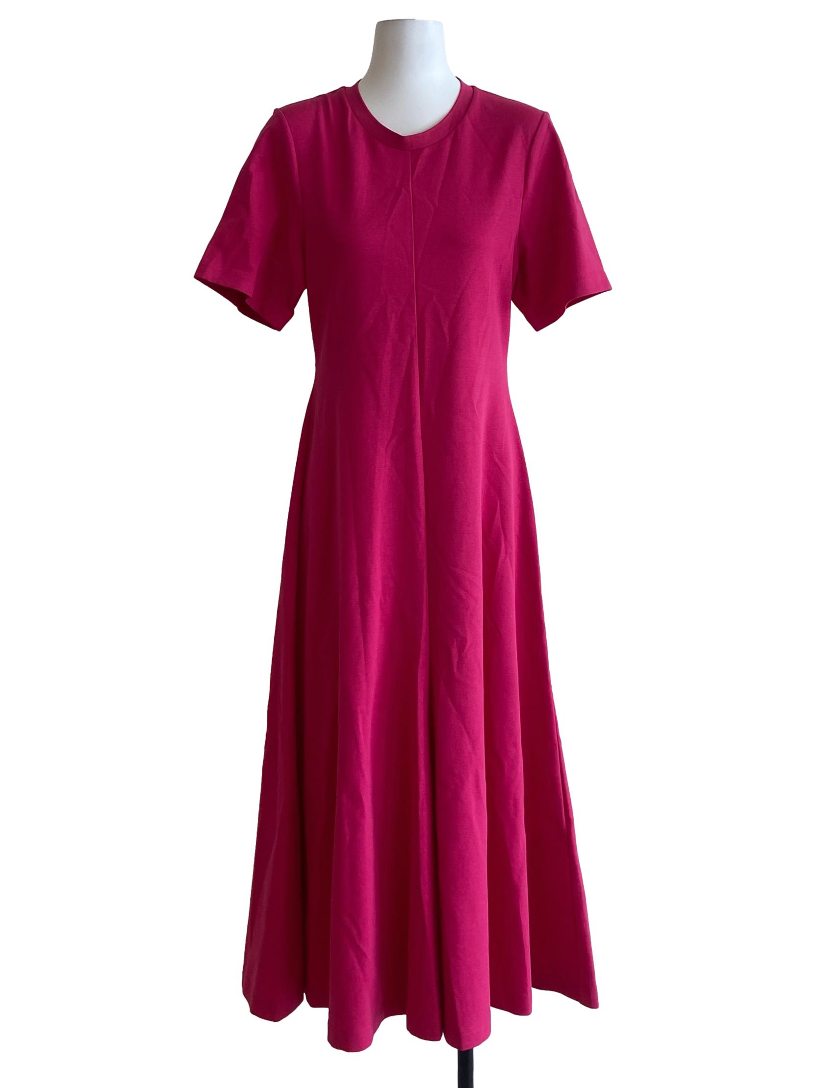 Hot Pink Empire Dress