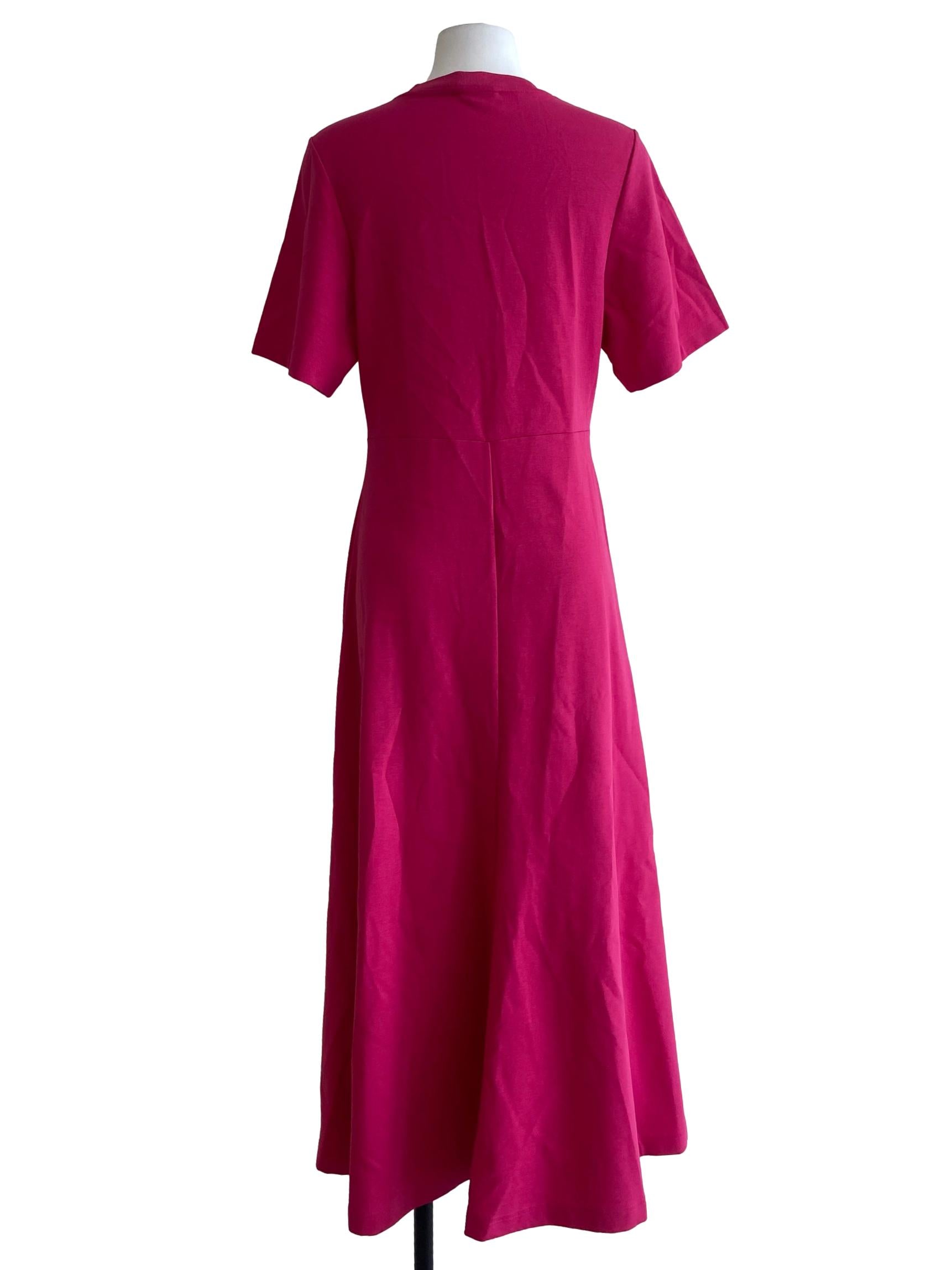 Hot Pink Empire Dress