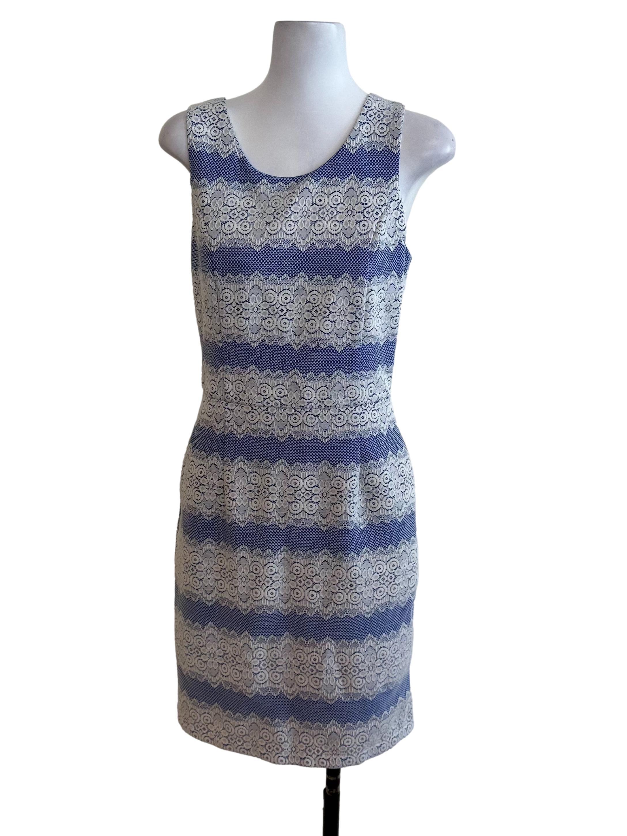 Ash Blue Lace Dress