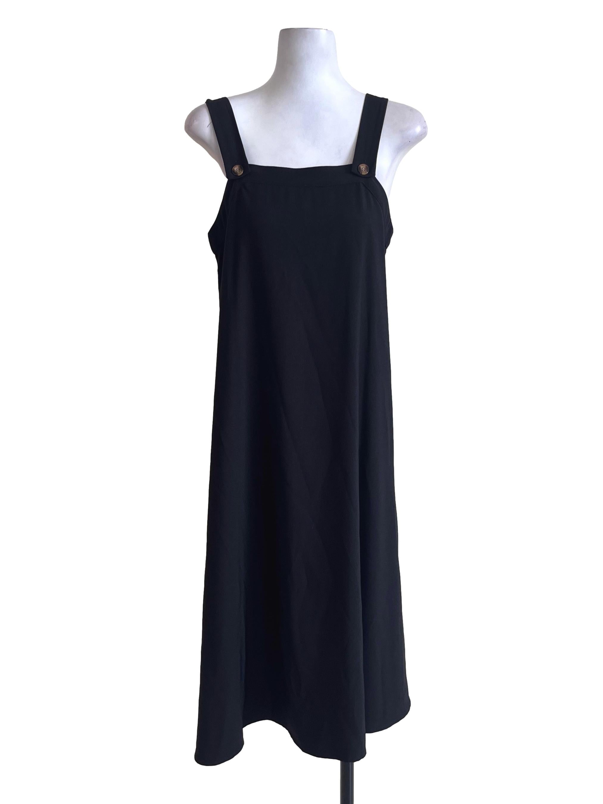 Black Sleeveless Tunic Dress