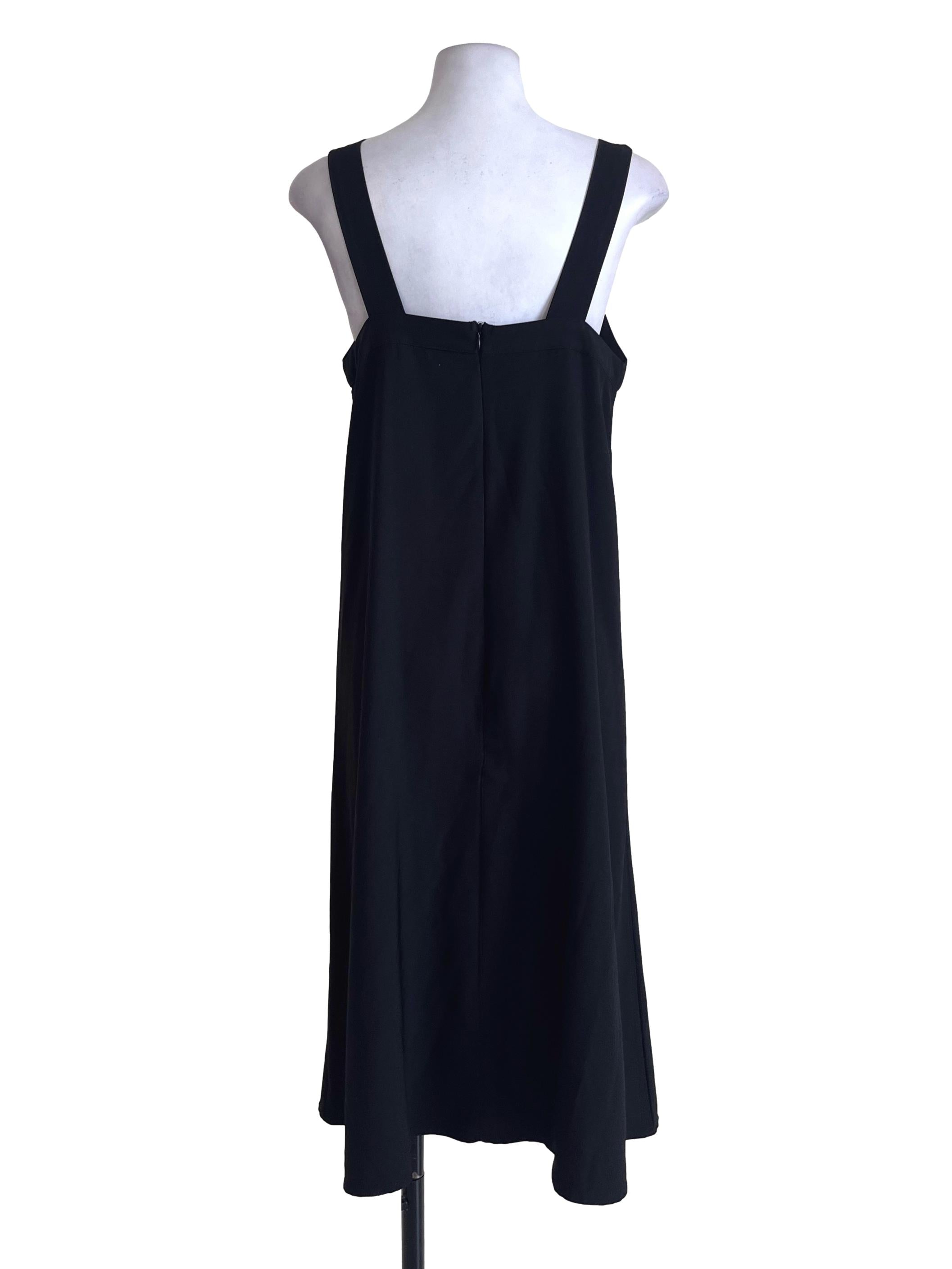 Black Sleeveless Tunic Dress