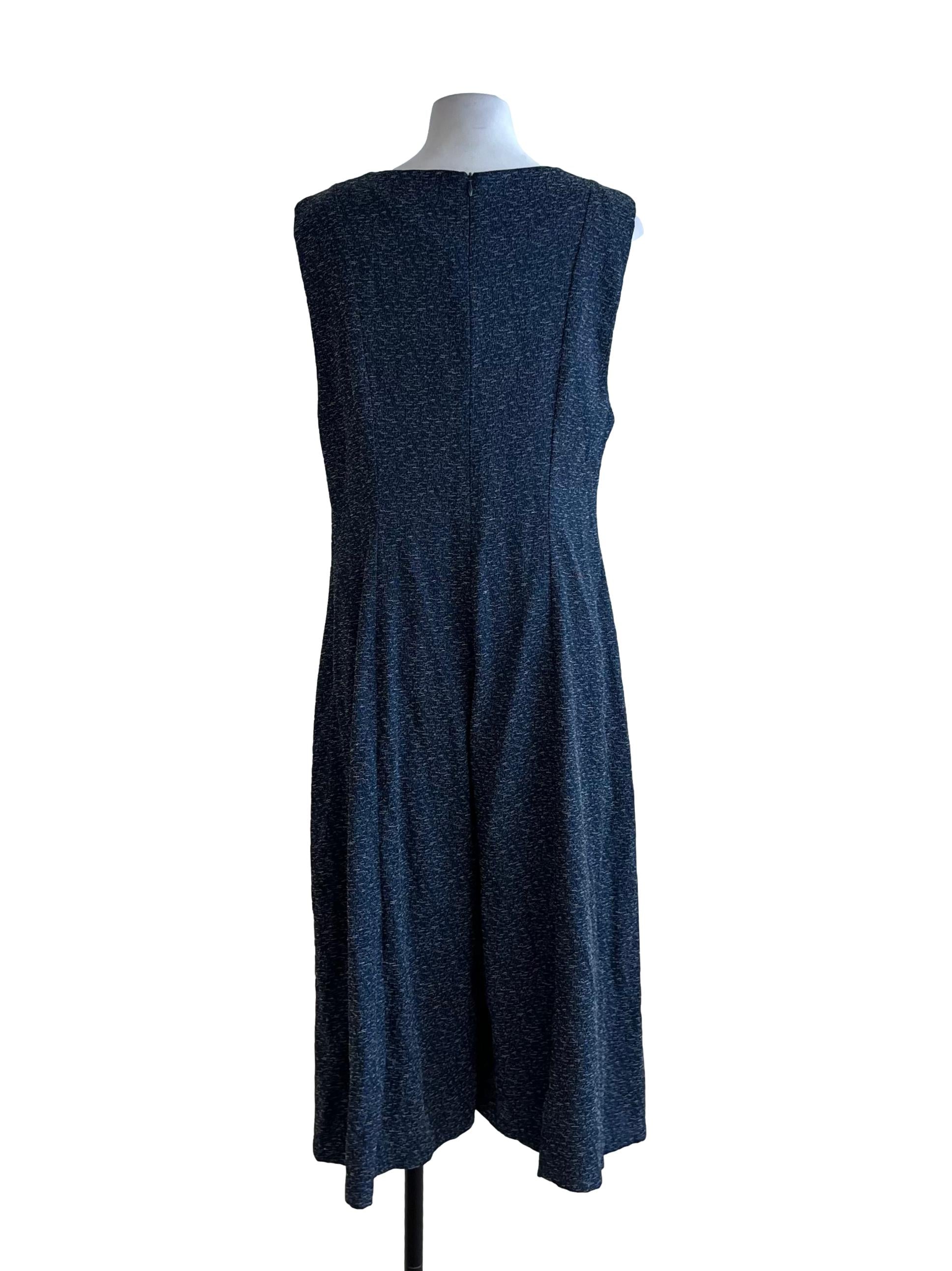 Navy Blue V-Neckline Jumpsuit
