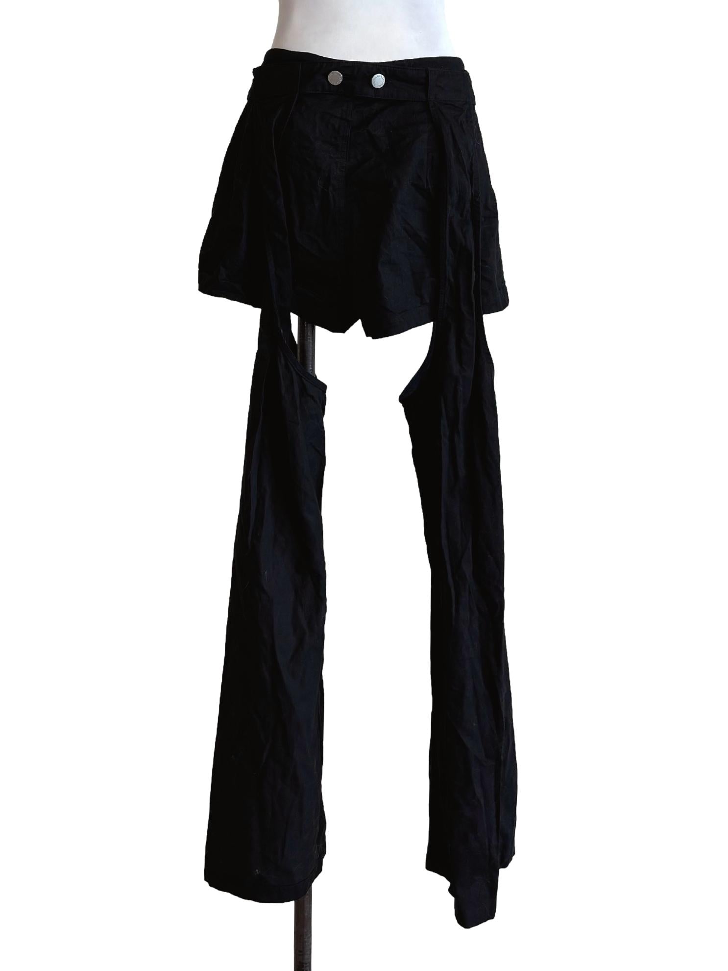 Night Black Suspension Pants YHF
