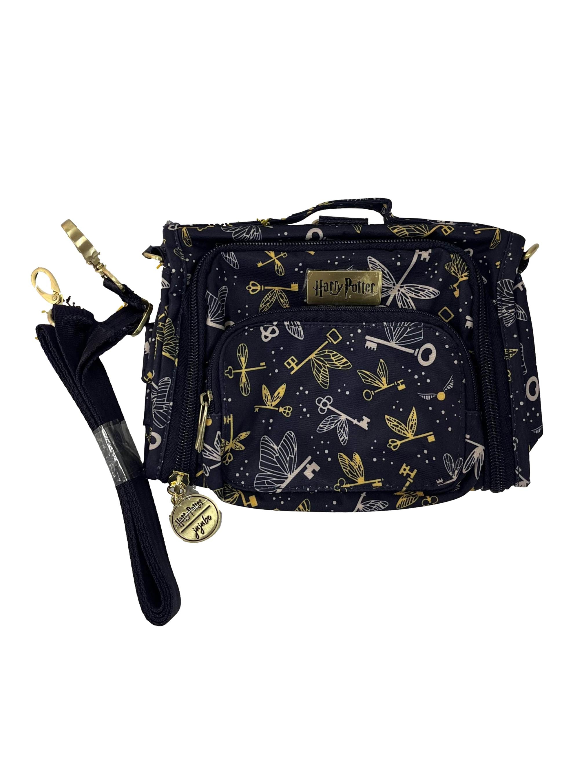 Blue Printed Mini Crossbody Bag