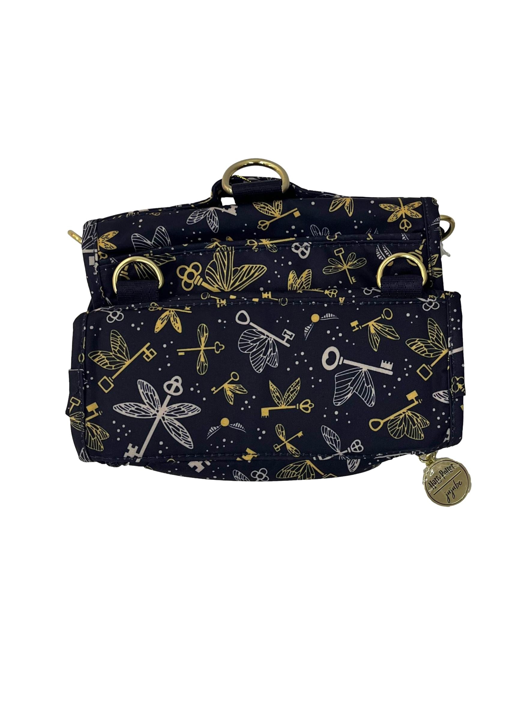 Blue Printed Mini Crossbody Bag