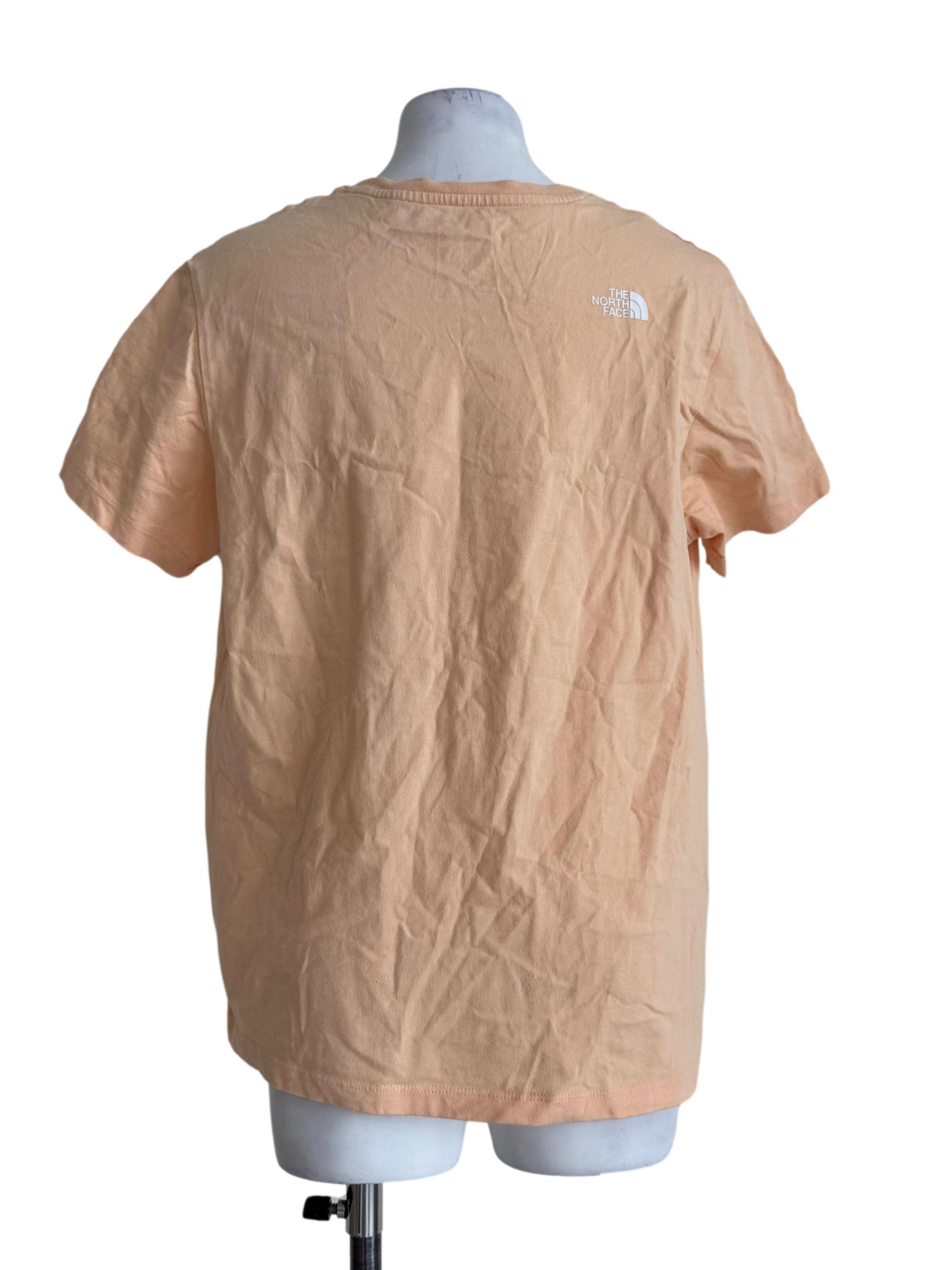 Peach Round Neck T-Shirt