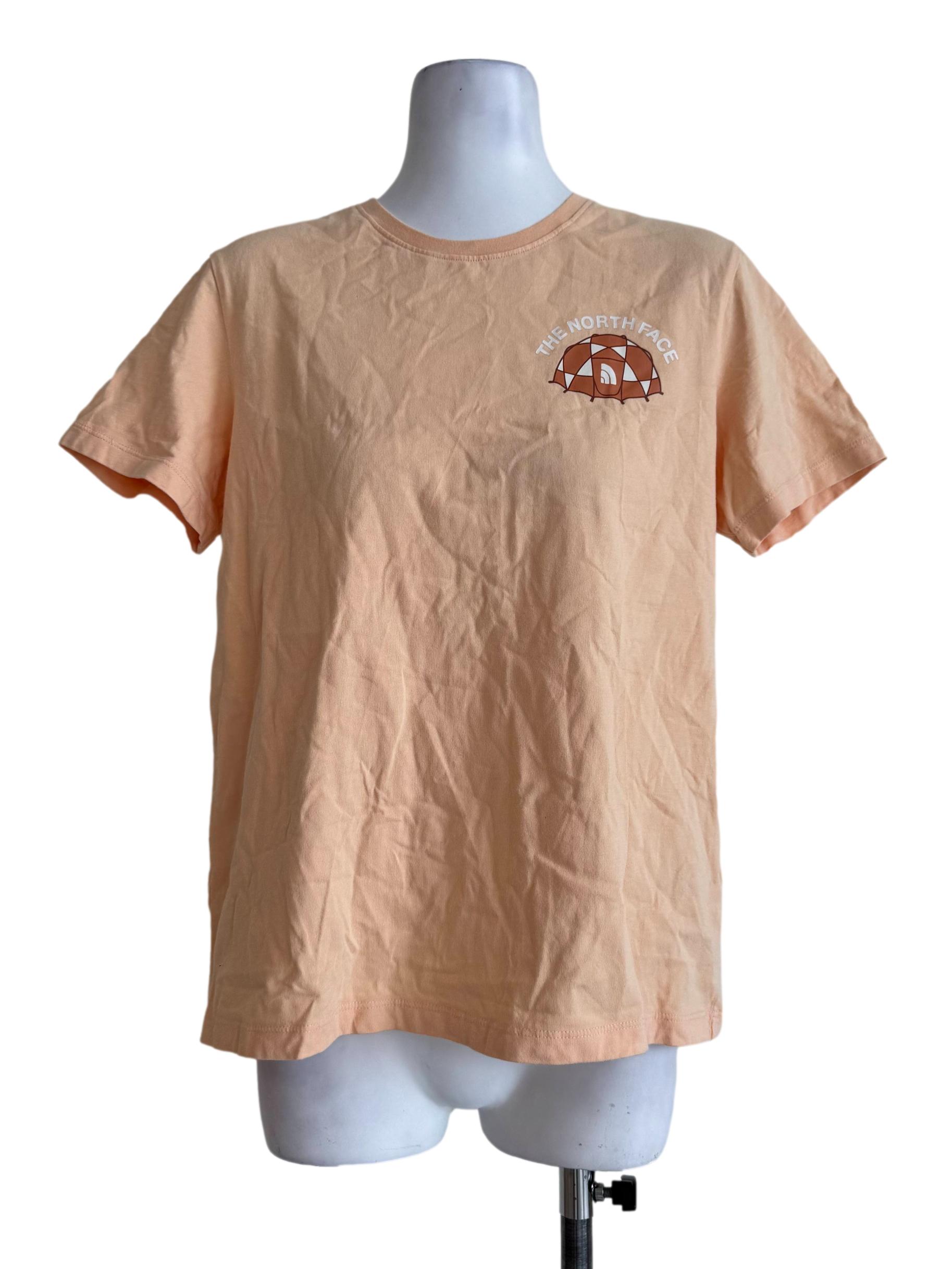 Peach Round Neck T-Shirt