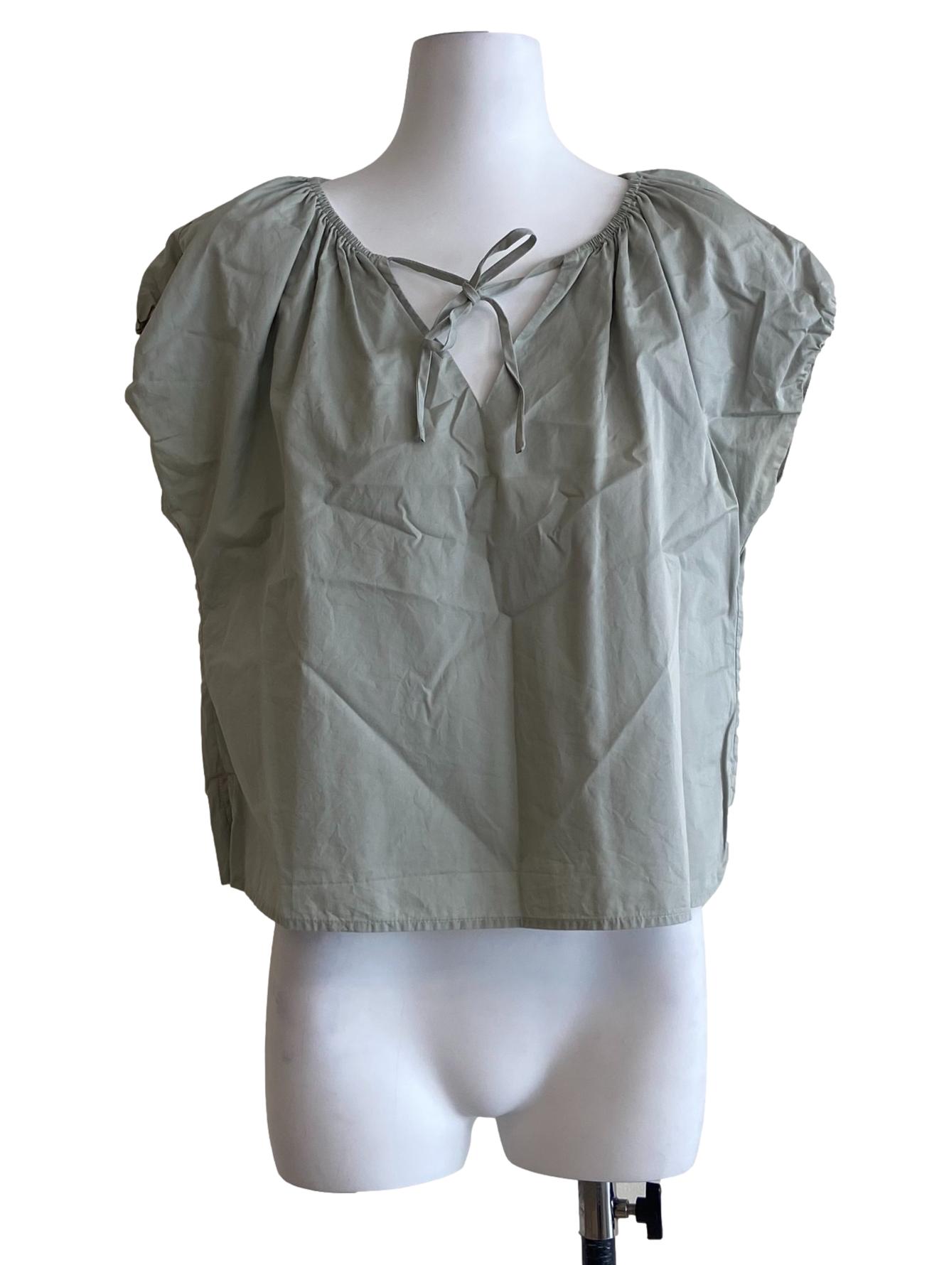 Gathered Cap Sleeve Top OSN