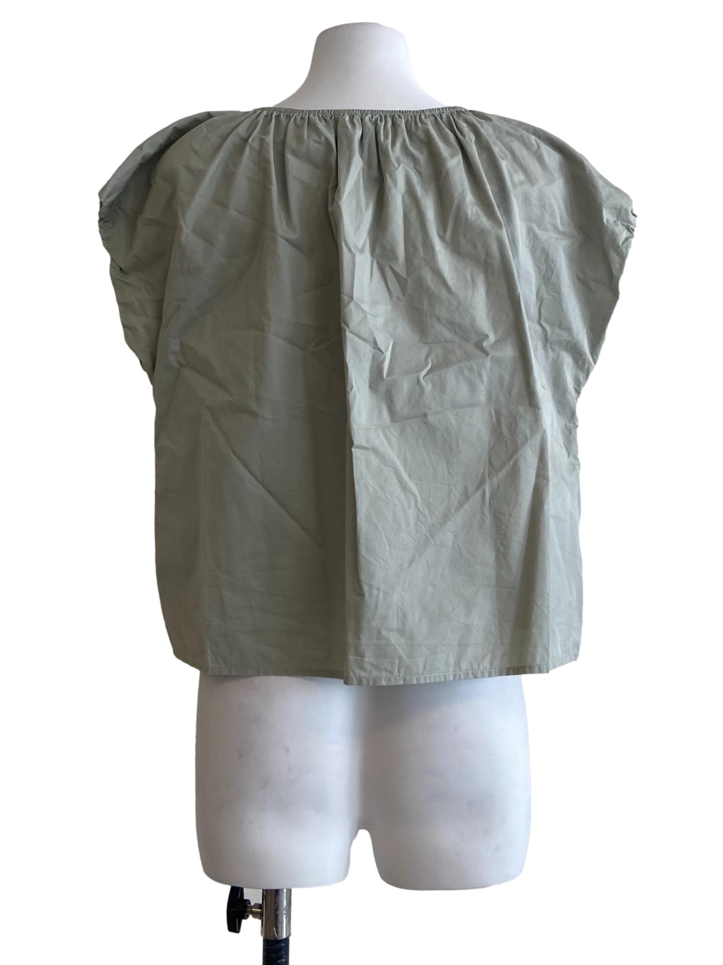 Gathered Cap Sleeve Top OSN
