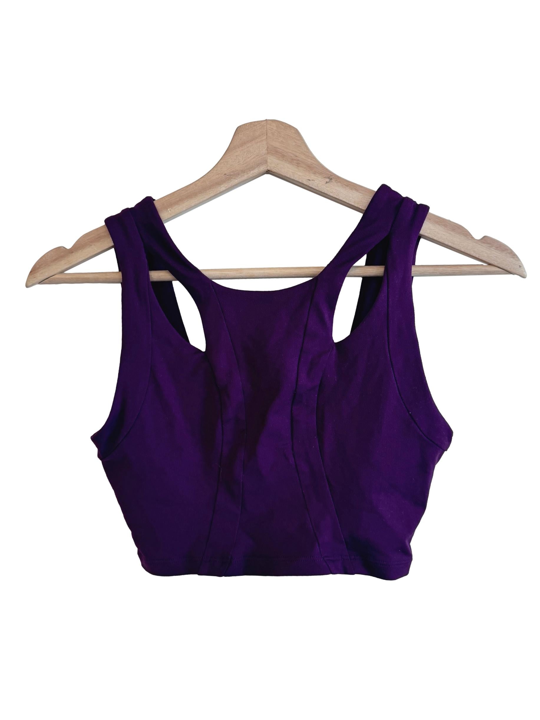Purple Sports Bra