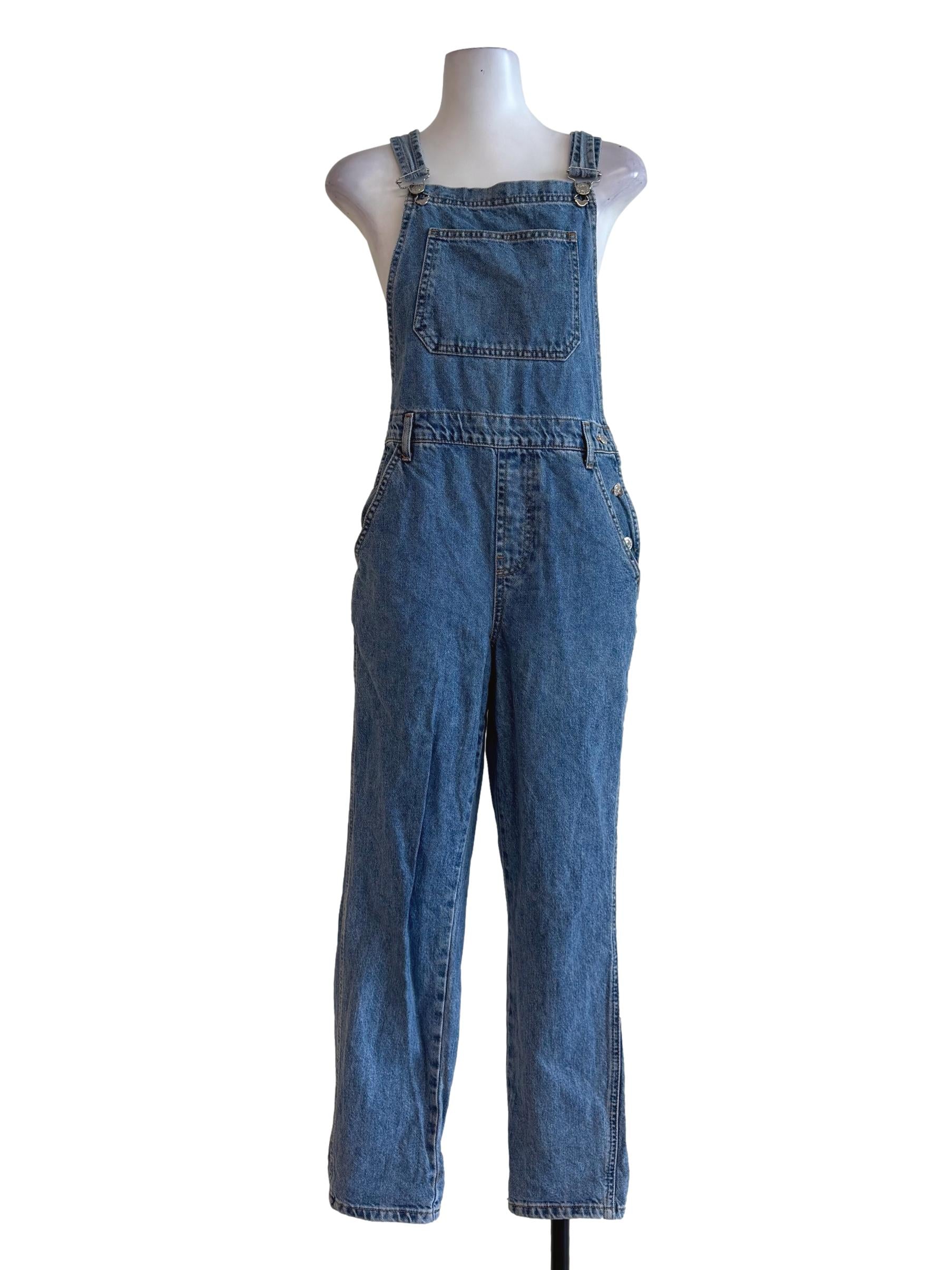 Powder Blue Denim Overall
