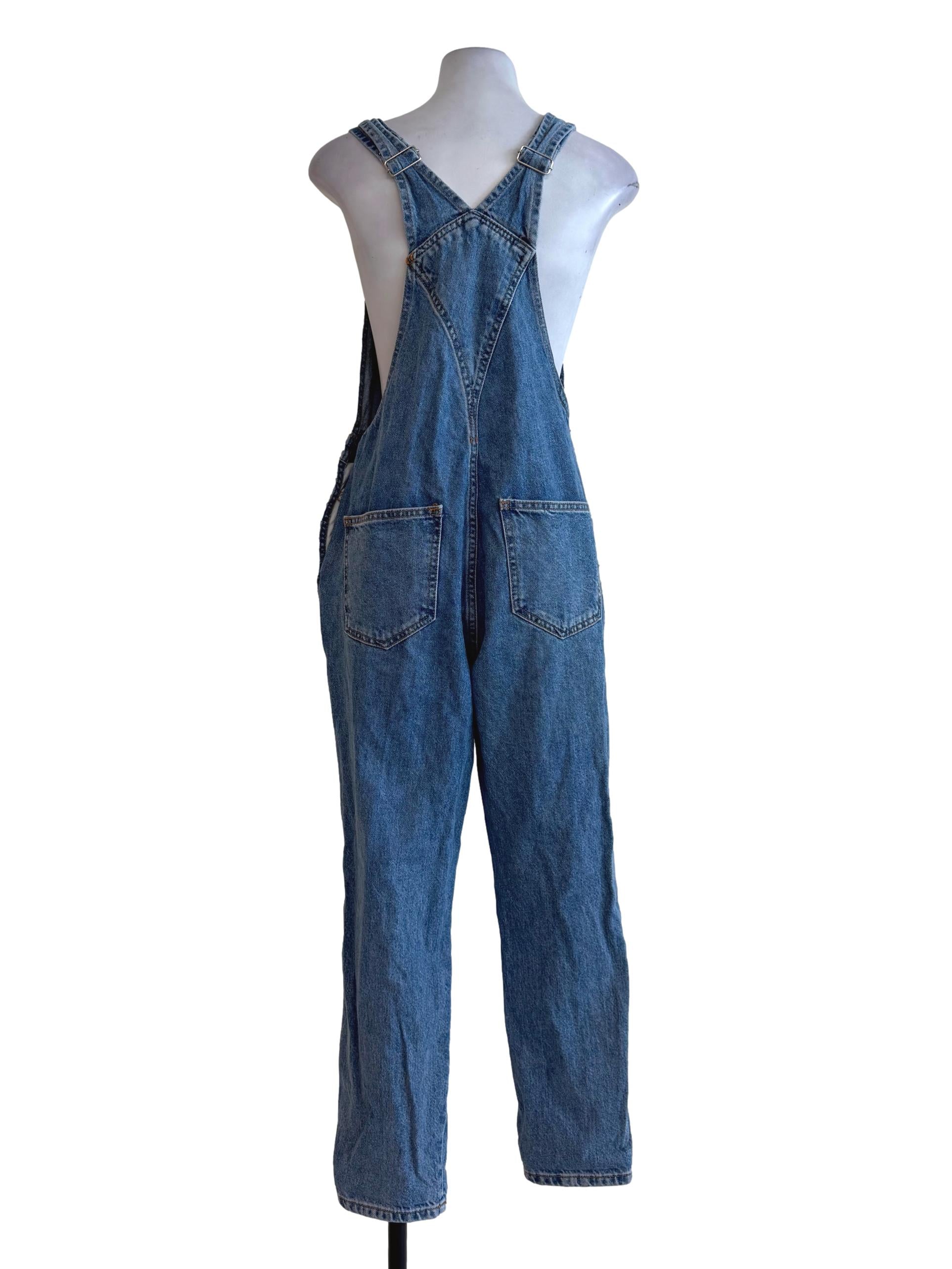 Powder Blue Denim Overall