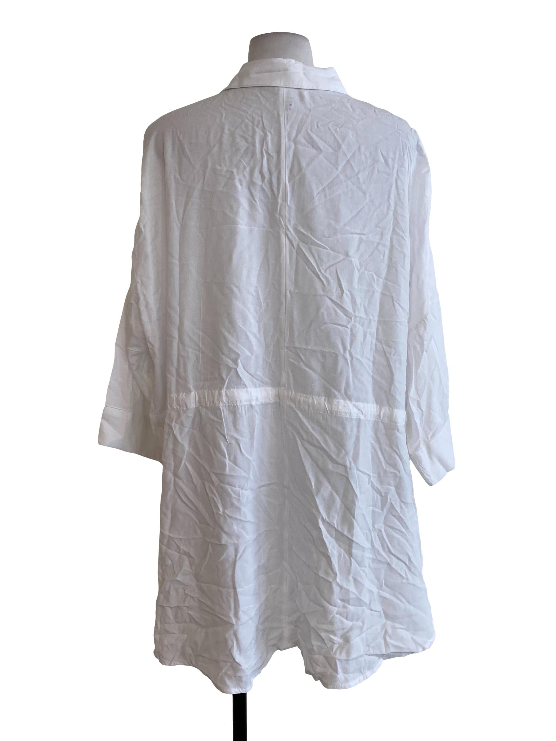 White Button Down Dress