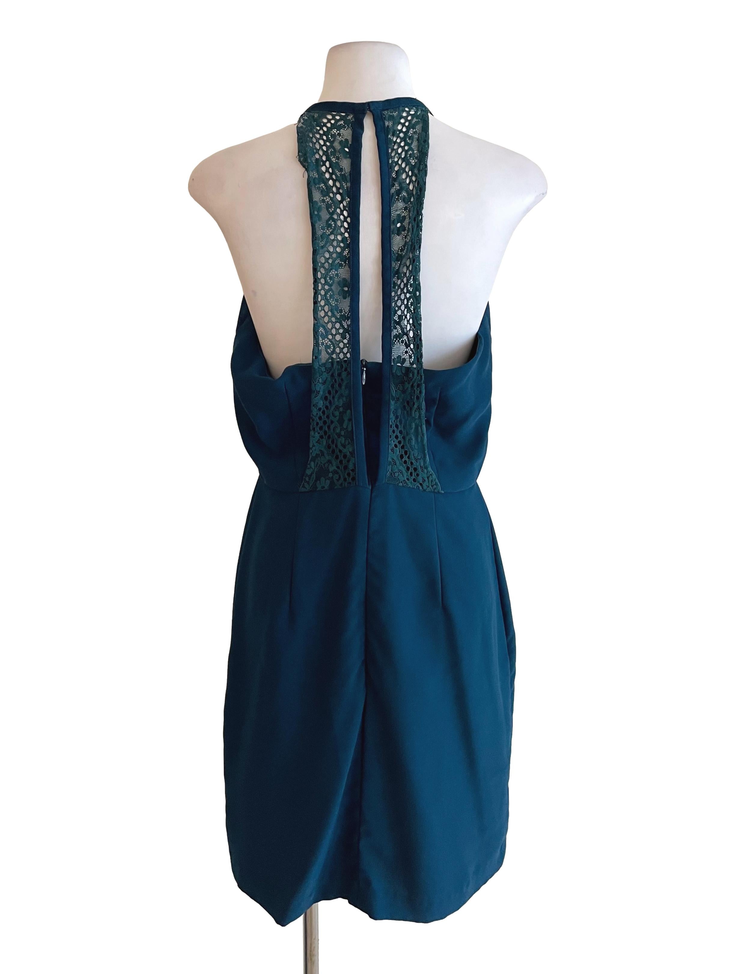 Aegean Lace Open Back Romper