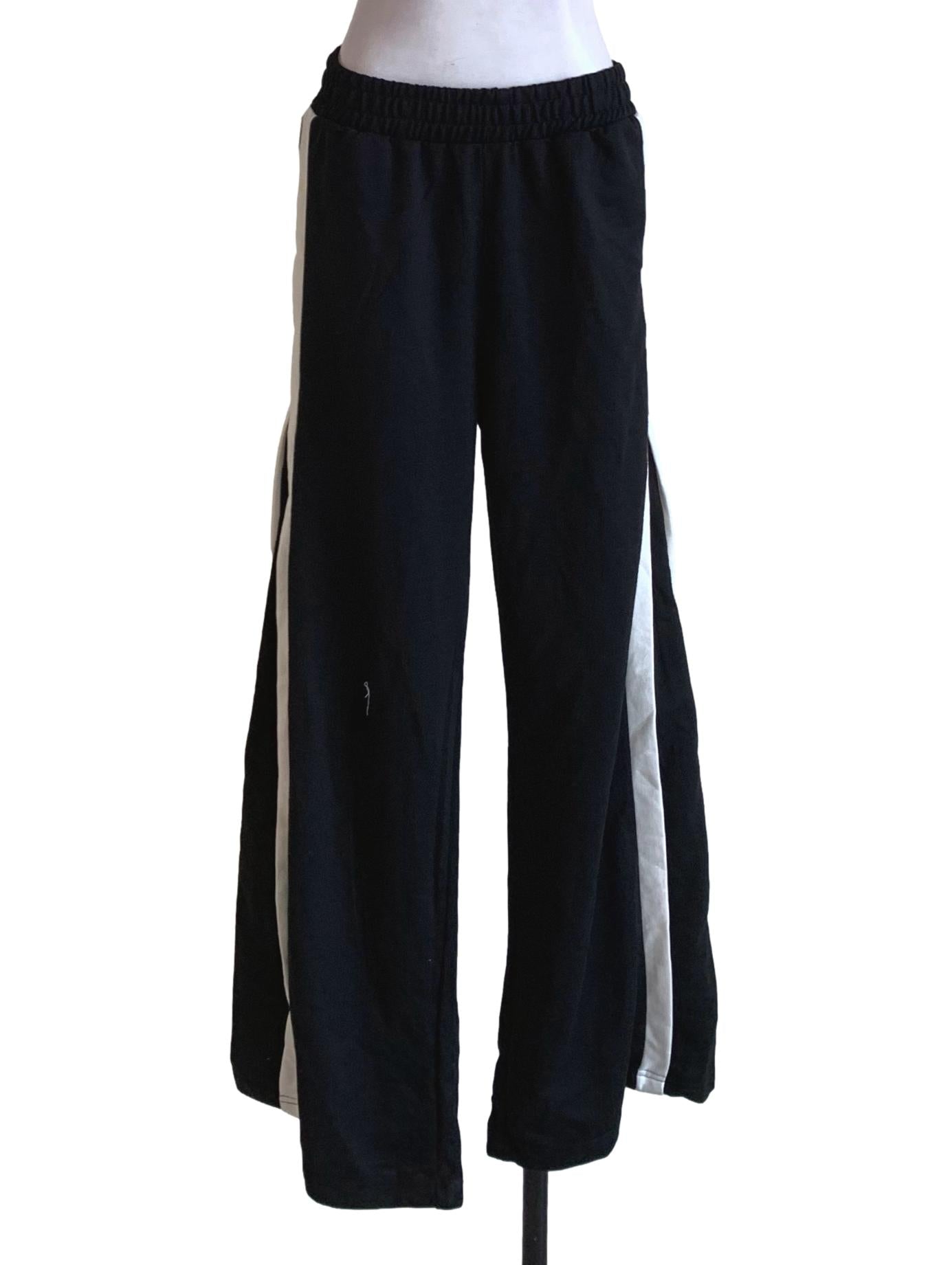 Black Stretchable Waistband Sweatpants