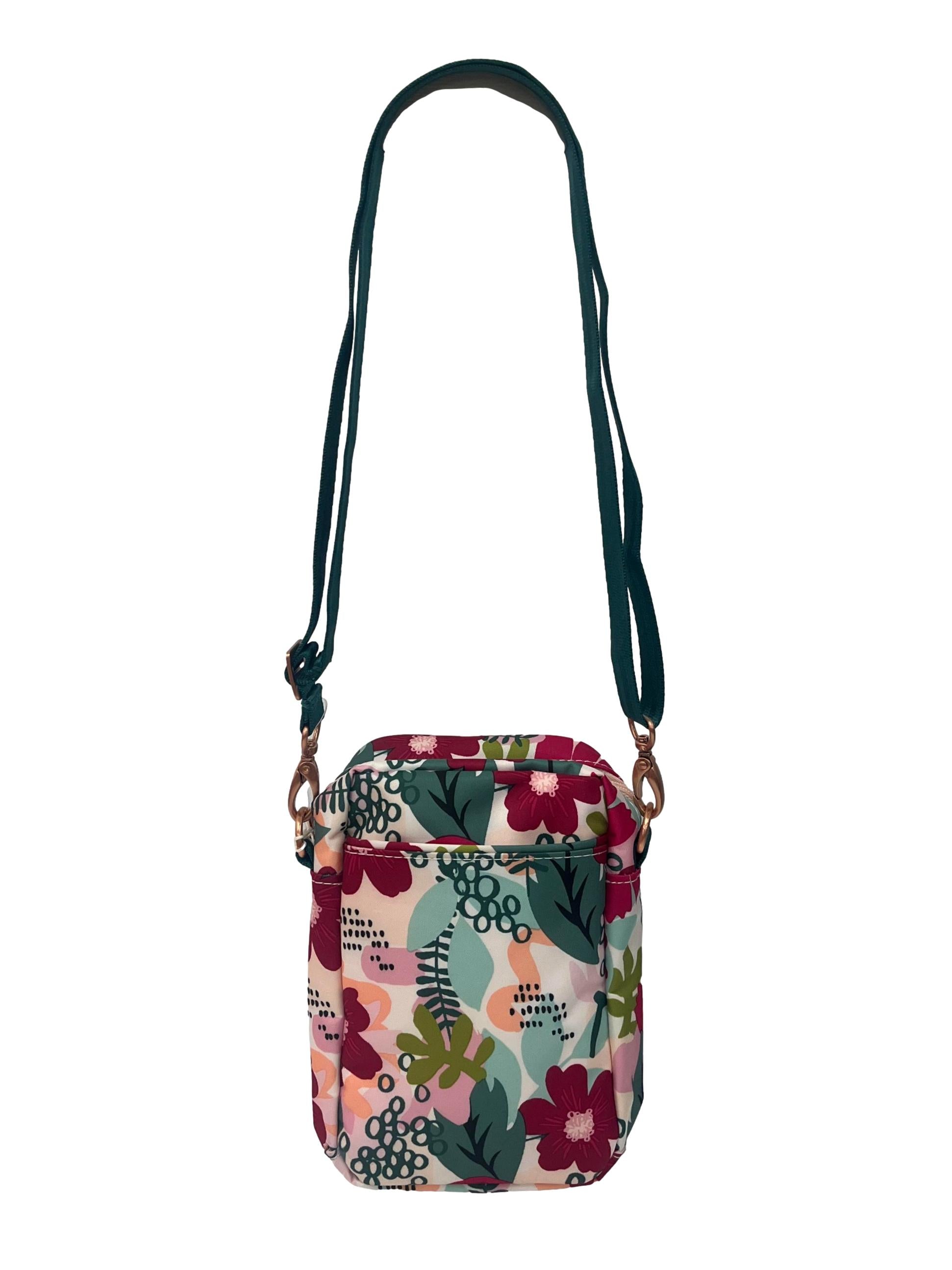 Multi-Colour Floral Mini Helix Crossbody Bag