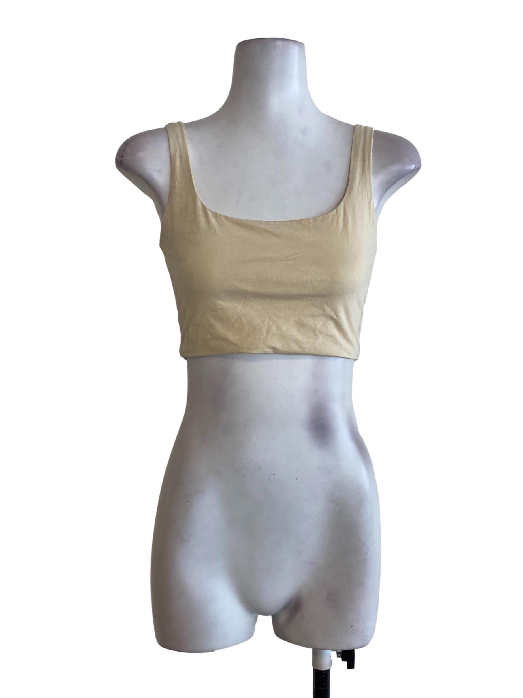 Yellow Crop Top
