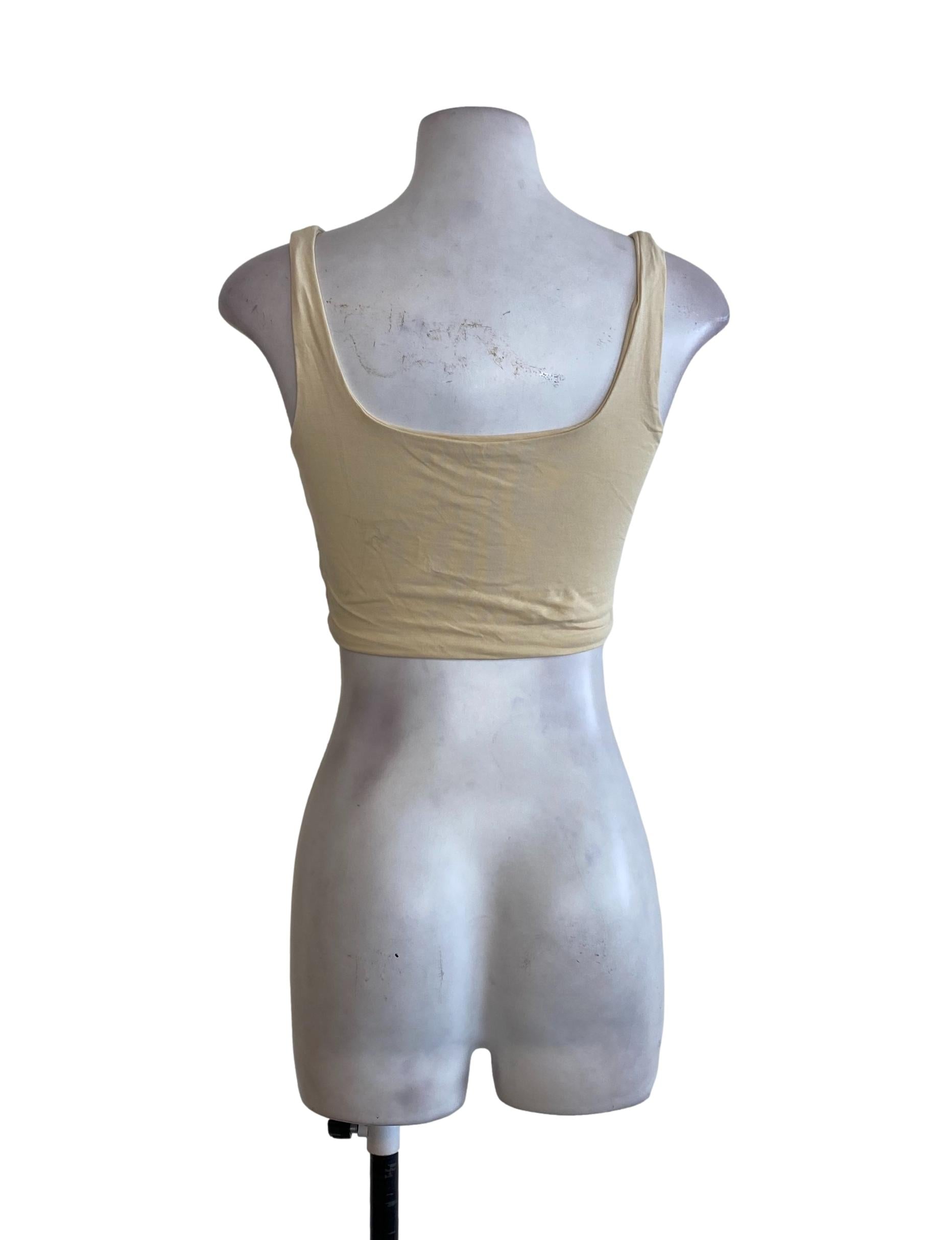 Yellow Crop Top