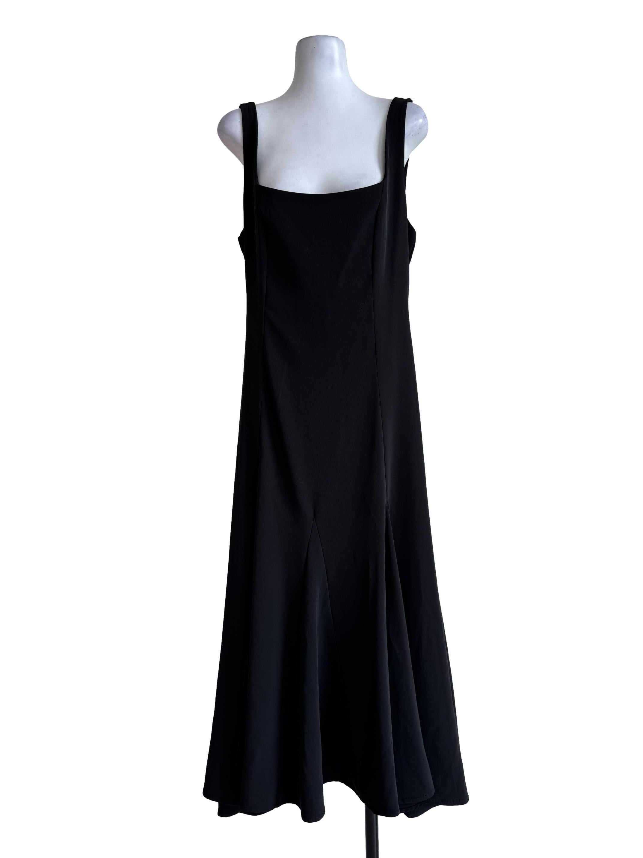 Asphalt Black Sleeveless Dress