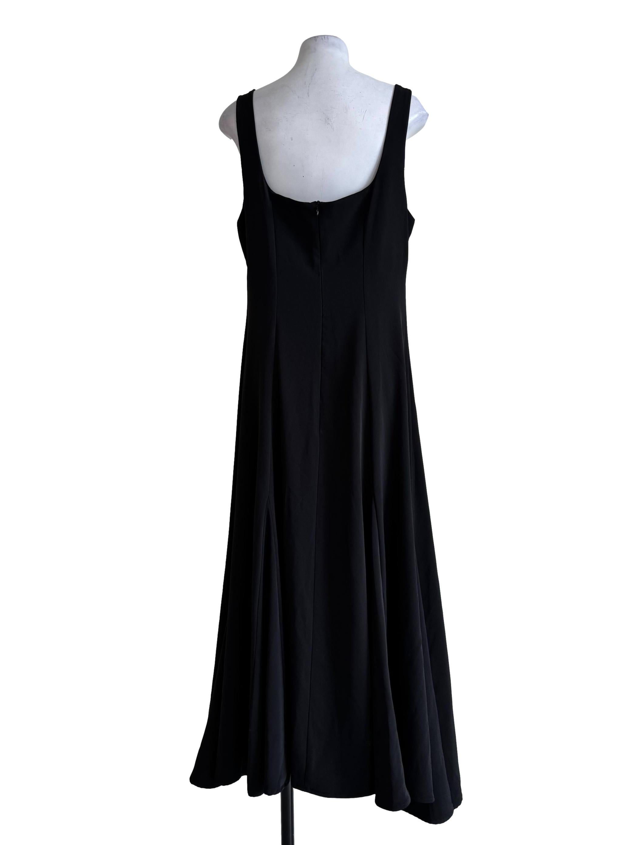 Asphalt Black Sleeveless Dress
