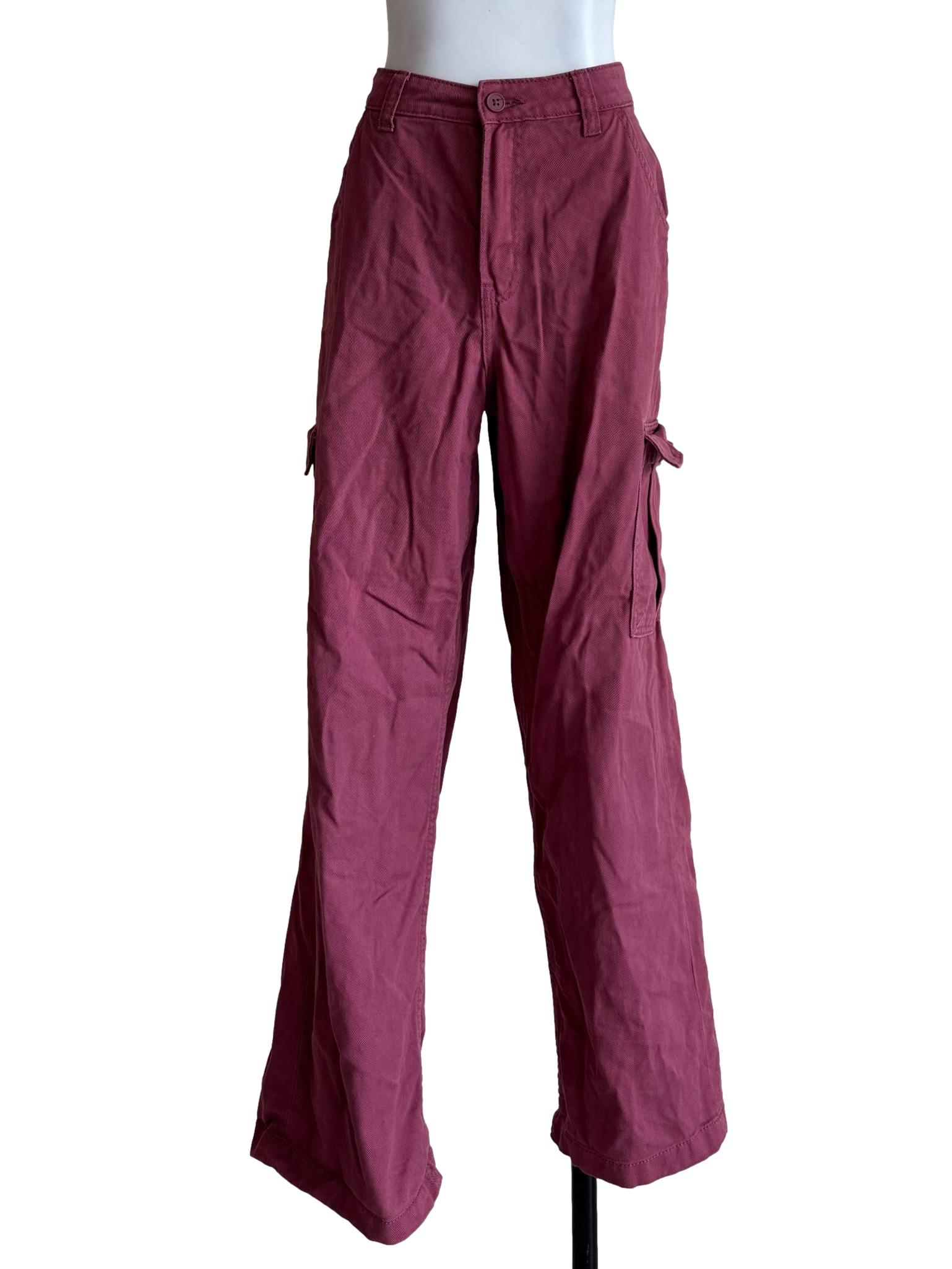 Velvet Red Straight Cut Jeans