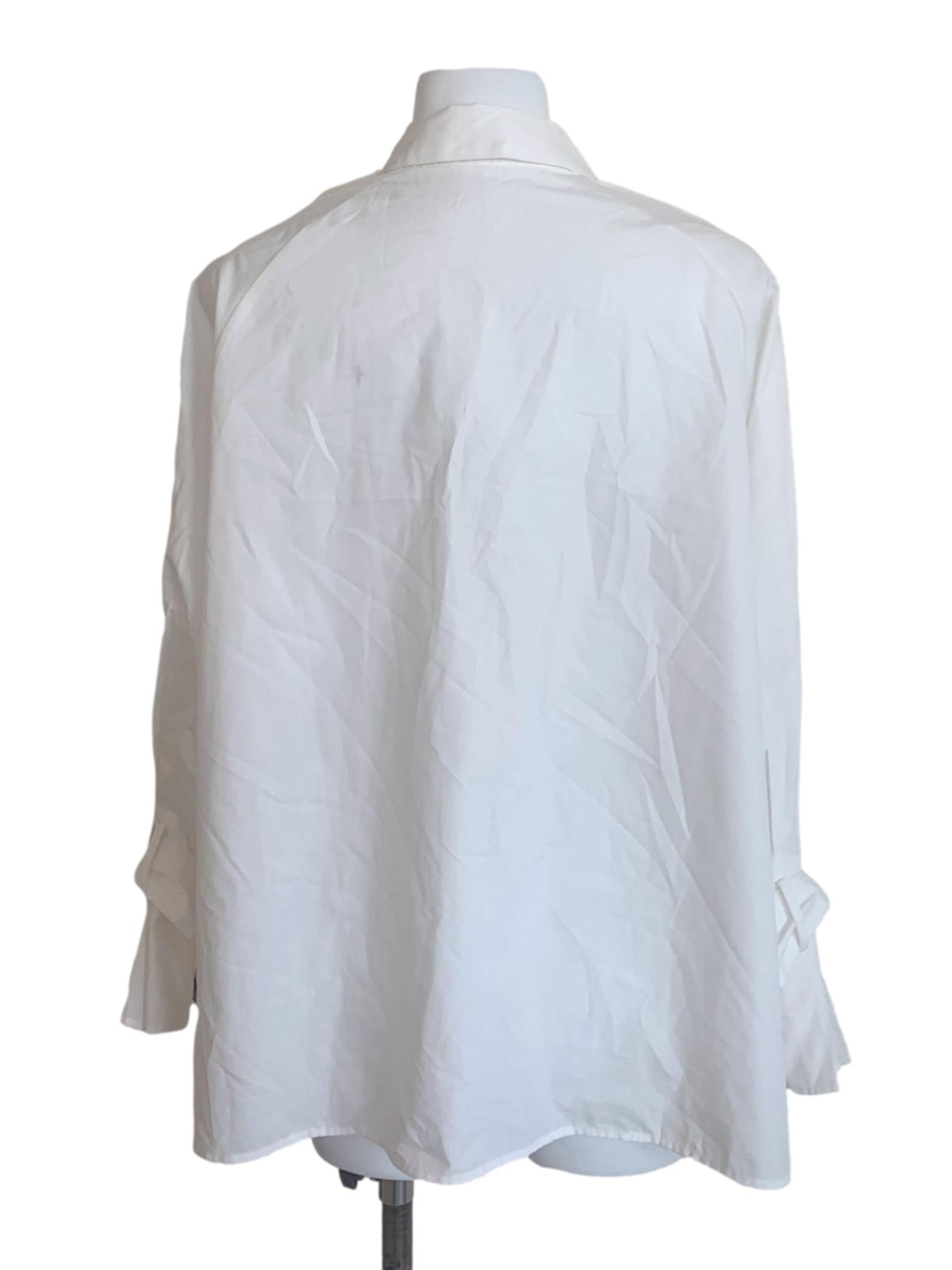 White Collared Loose Shirt