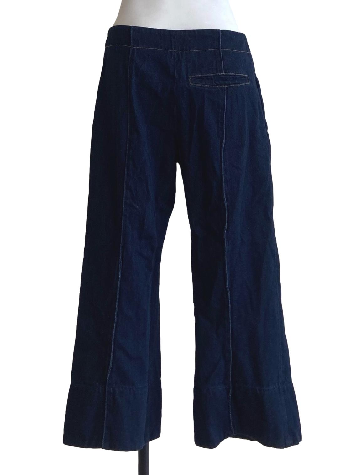 Denim Blue Highwaist Straight Jeans